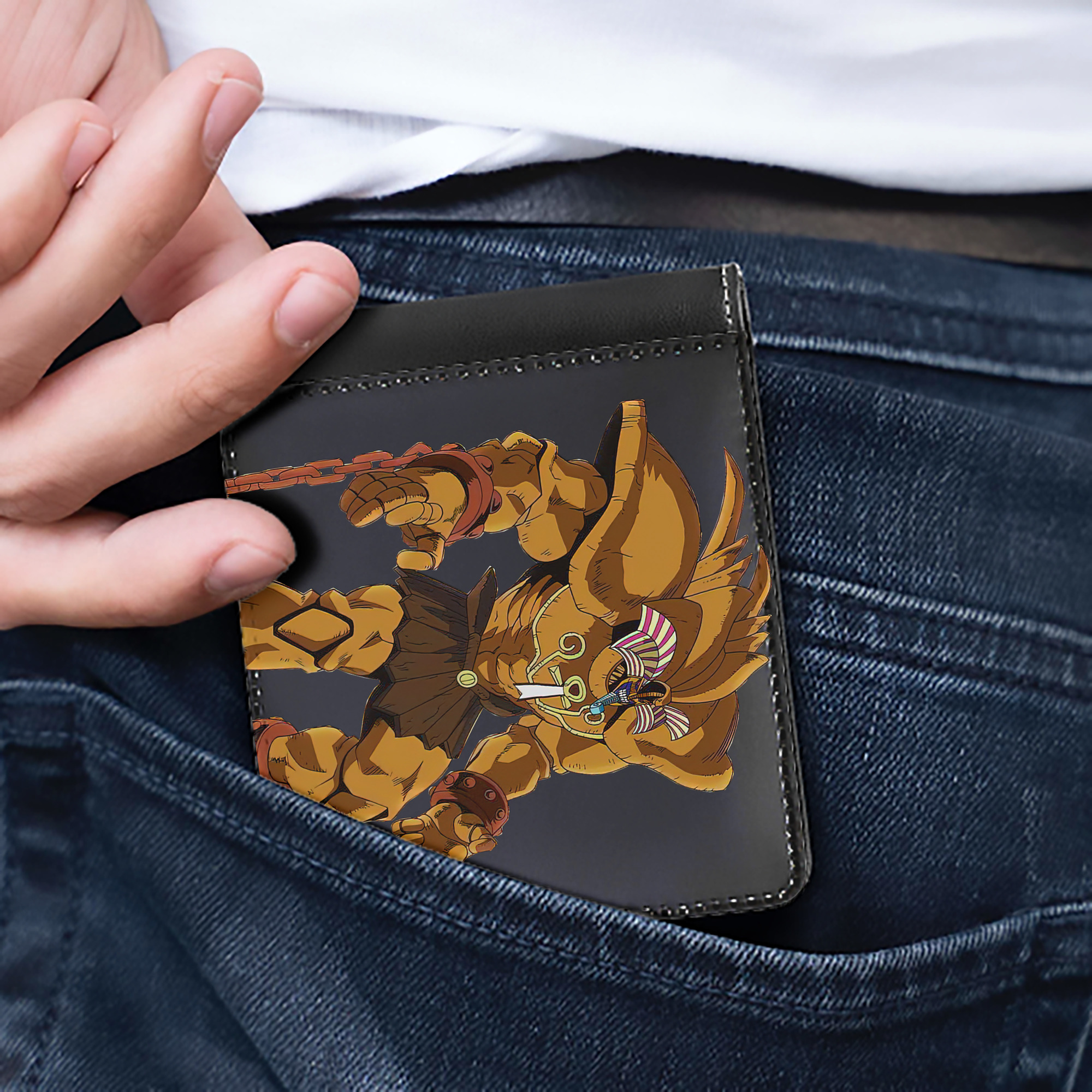 （画像用） 遊☆戯☆王 Yu-Gi-Oh! 二つ折り革財布