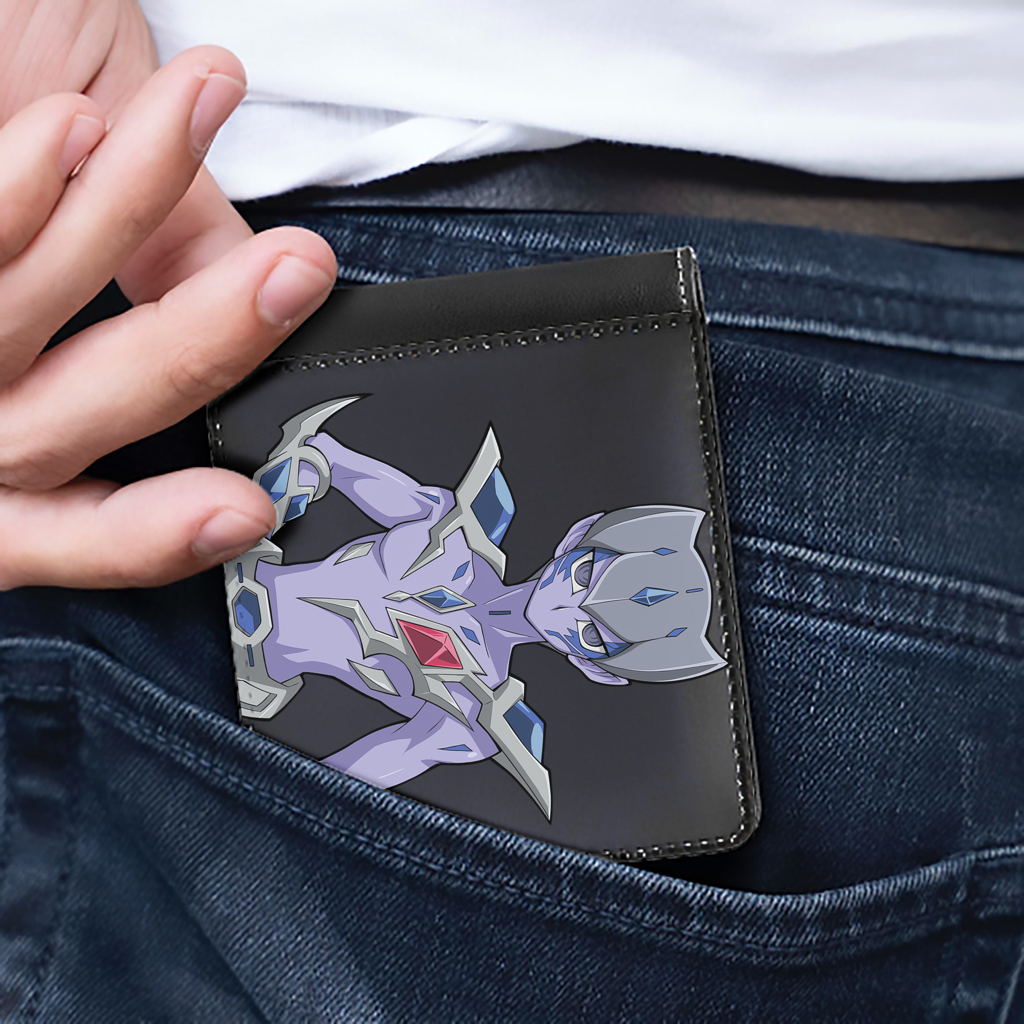 （画像用） 遊☆戯☆王 Yu-Gi-Oh! 二つ折り革財布