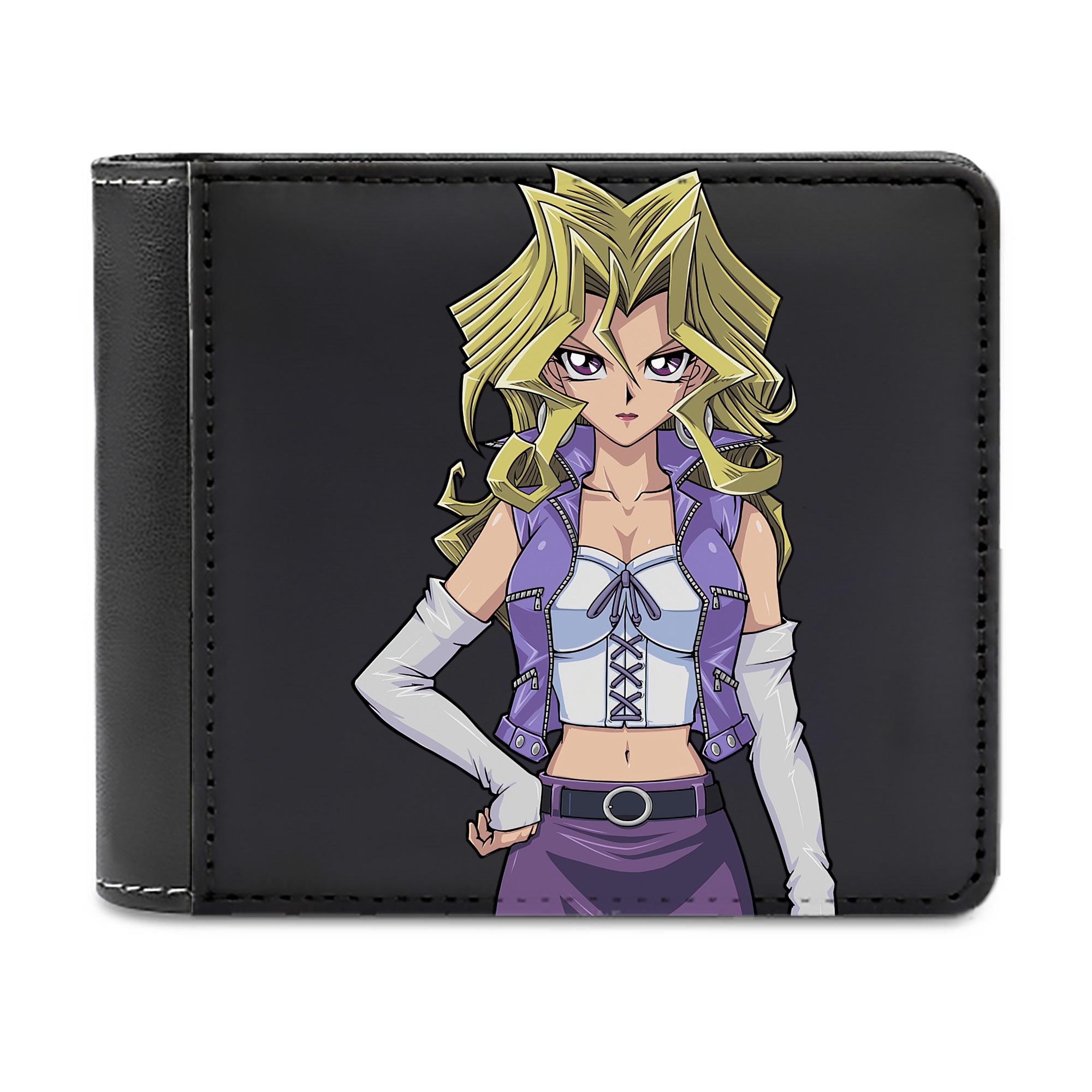 （画像用） 遊☆戯☆王 Yu-Gi-Oh! 二つ折り革財布