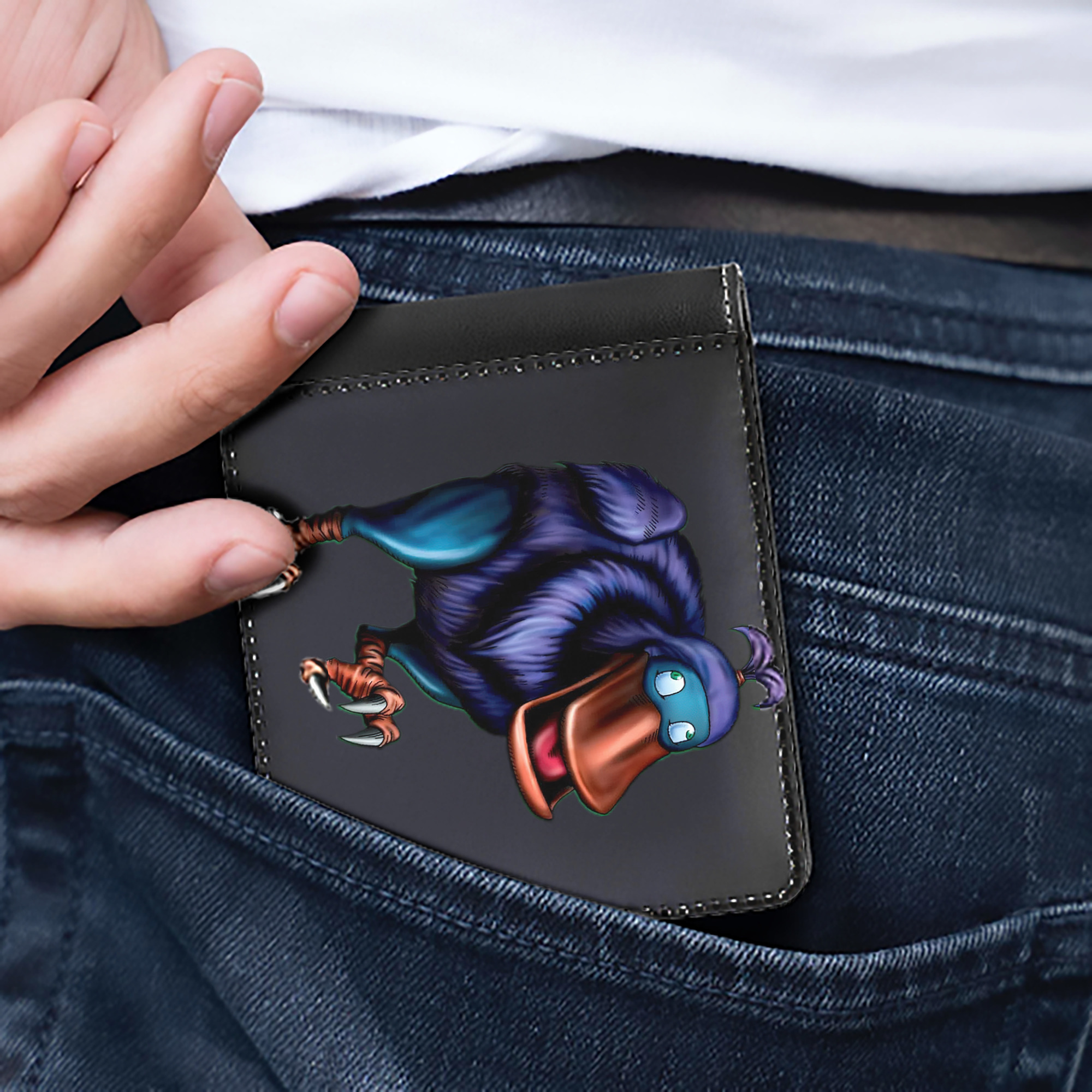 （画像用） 遊☆戯☆王 Yu-Gi-Oh! 二つ折り革財布