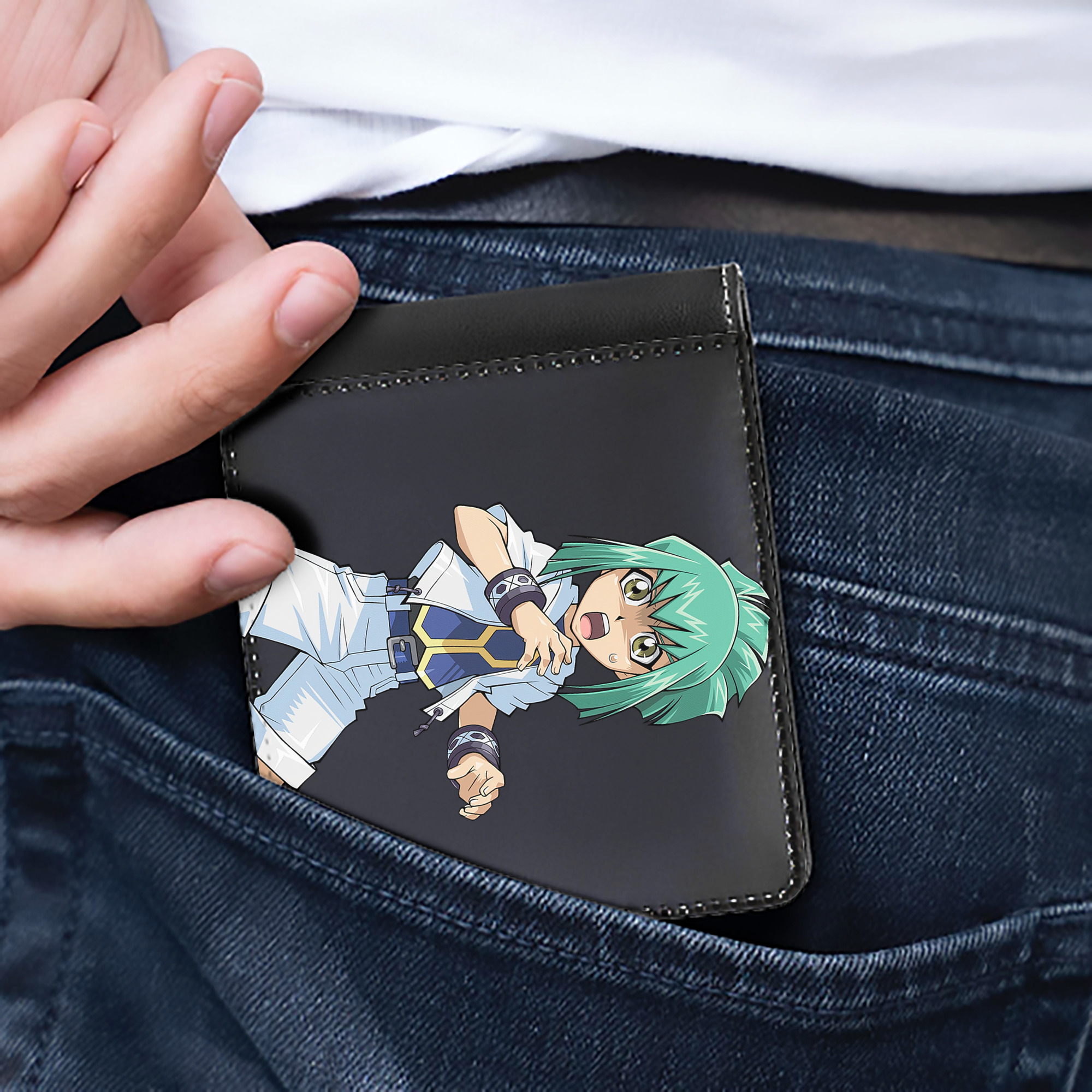 （画像用） 遊☆戯☆王 Yu-Gi-Oh! 二つ折り革財布