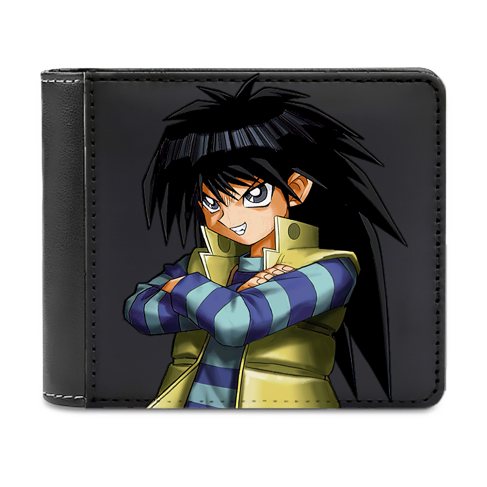 （画像用） 遊☆戯☆王 Yu-Gi-Oh! 二つ折り革財布