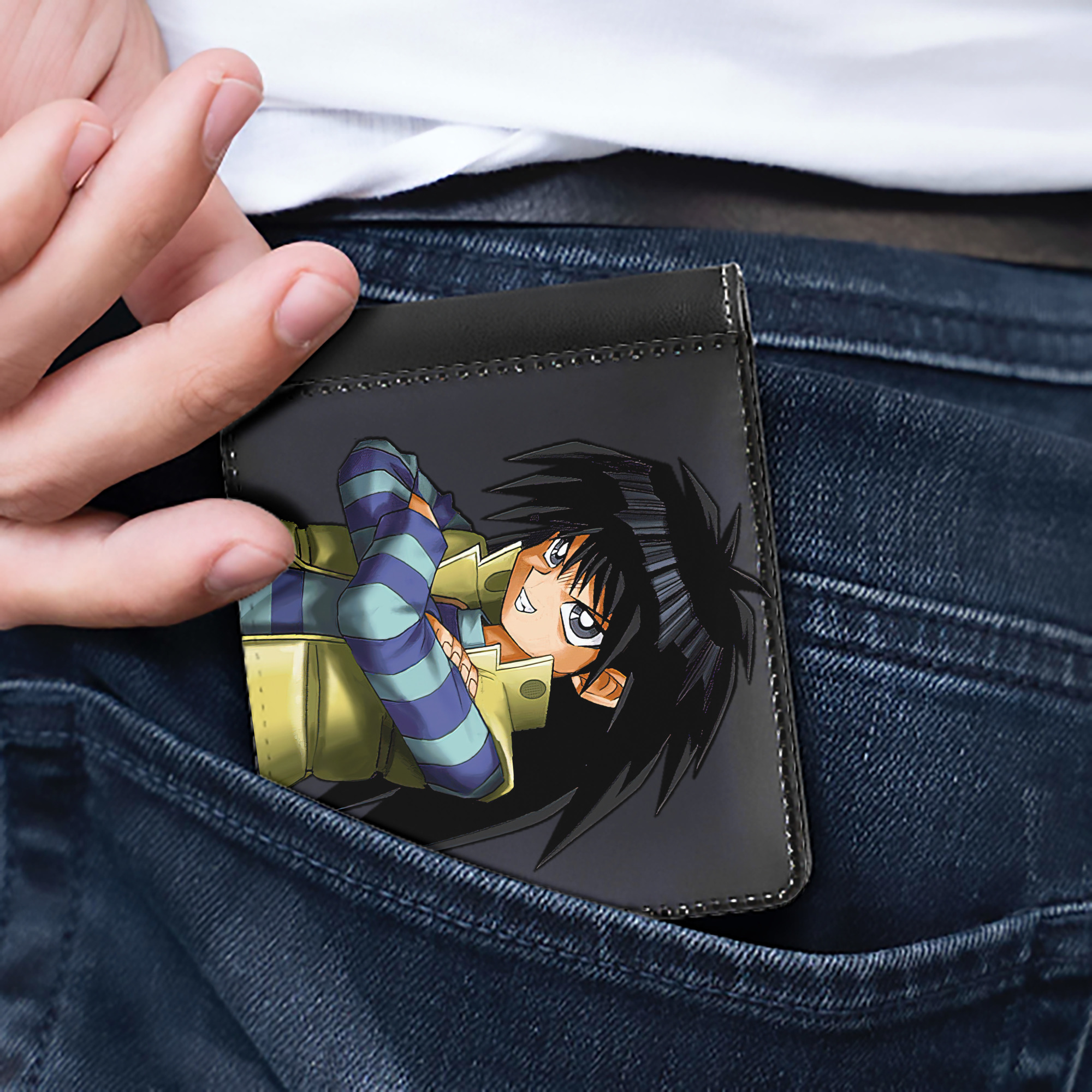 （画像用） 遊☆戯☆王 Yu-Gi-Oh! 二つ折り革財布