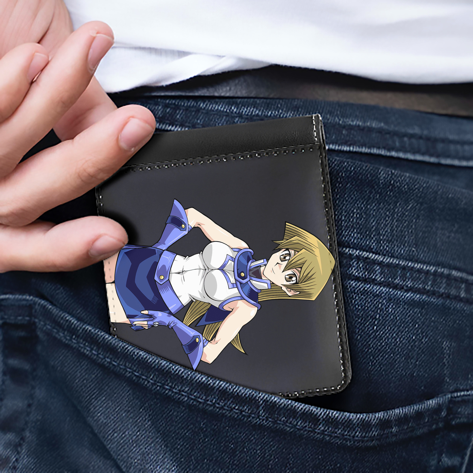 （画像用） 遊☆戯☆王 Yu-Gi-Oh! 二つ折り革財布