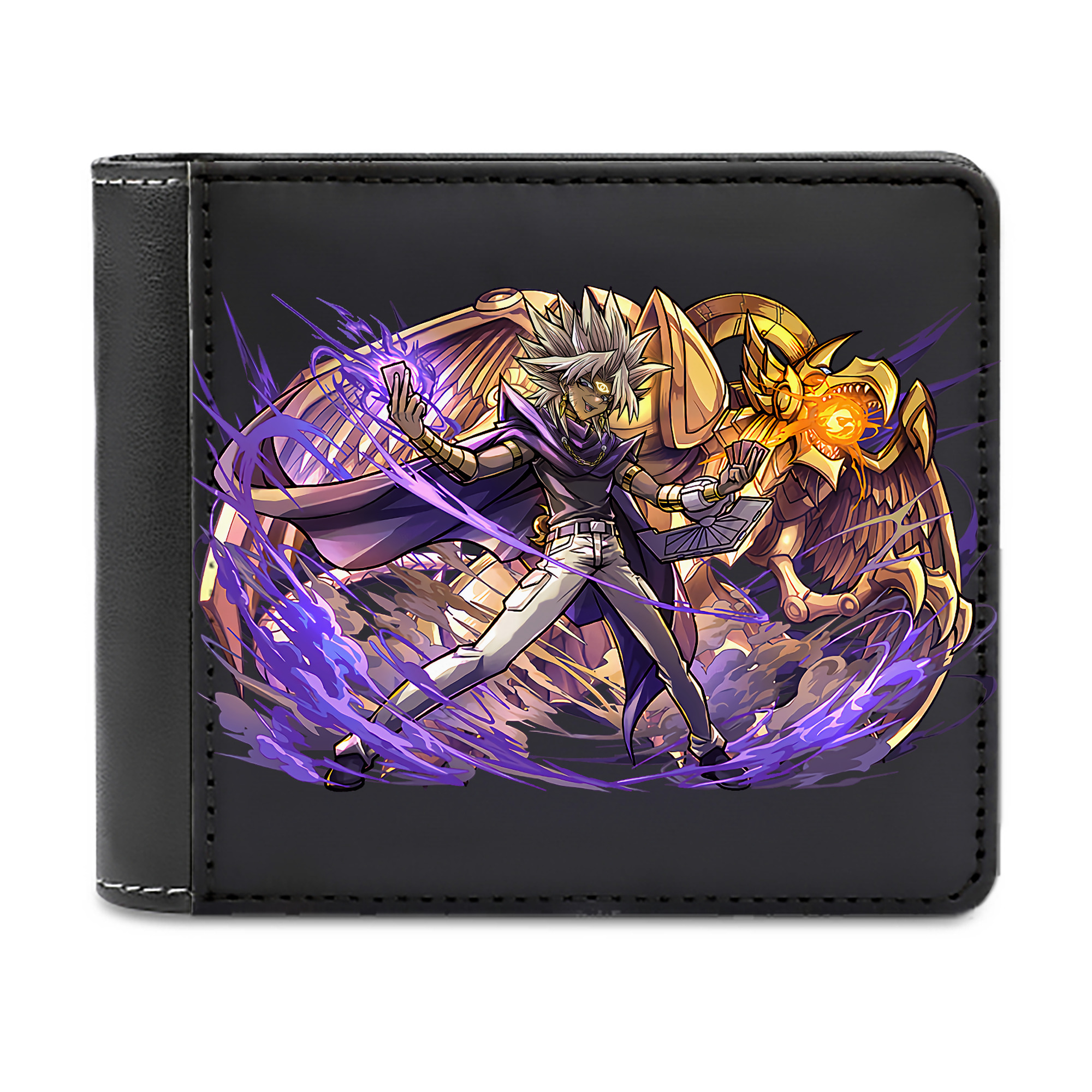 （画像用） 遊☆戯☆王 Yu-Gi-Oh! 二つ折り革財布