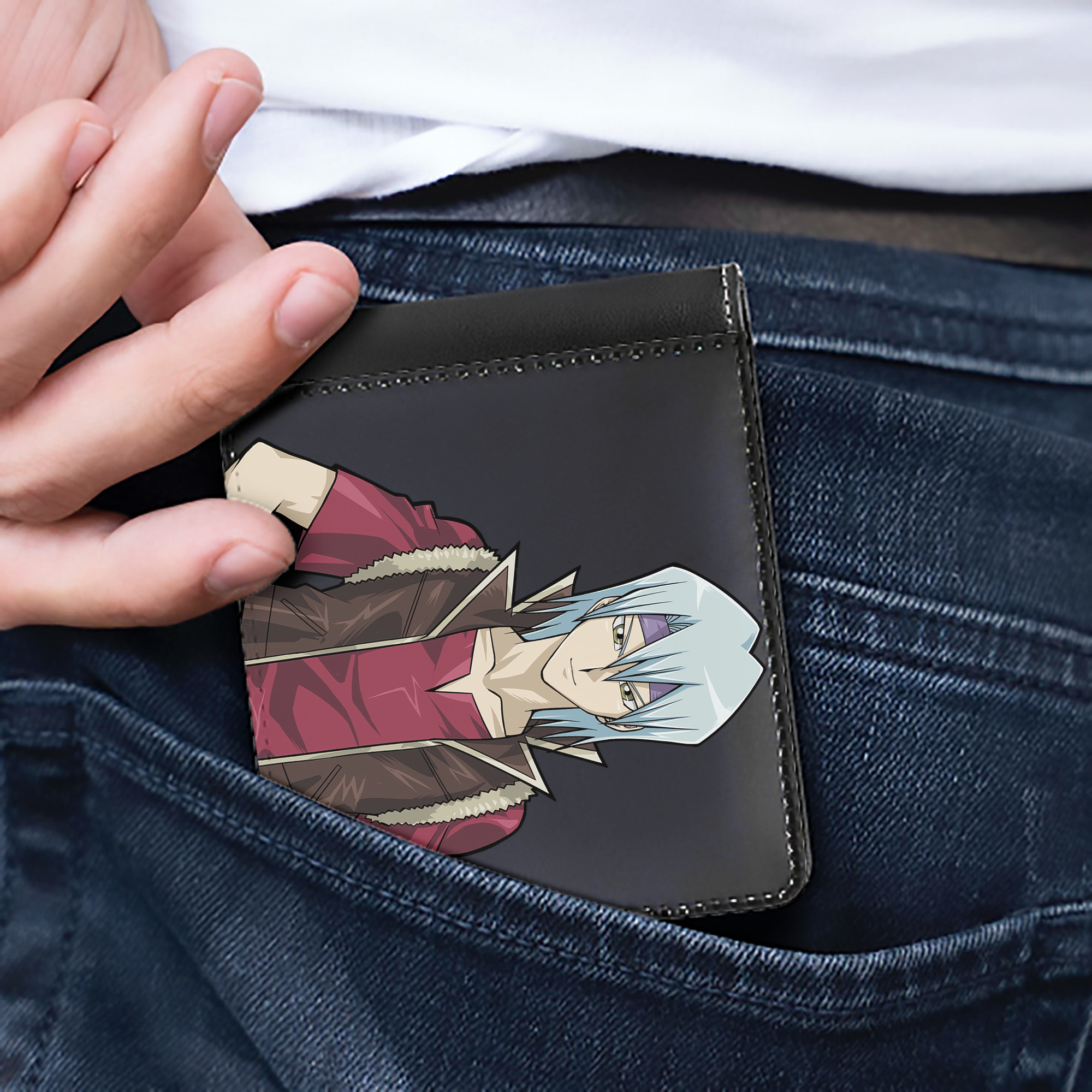（画像用） 遊☆戯☆王 Yu-Gi-Oh! 二つ折り革財布