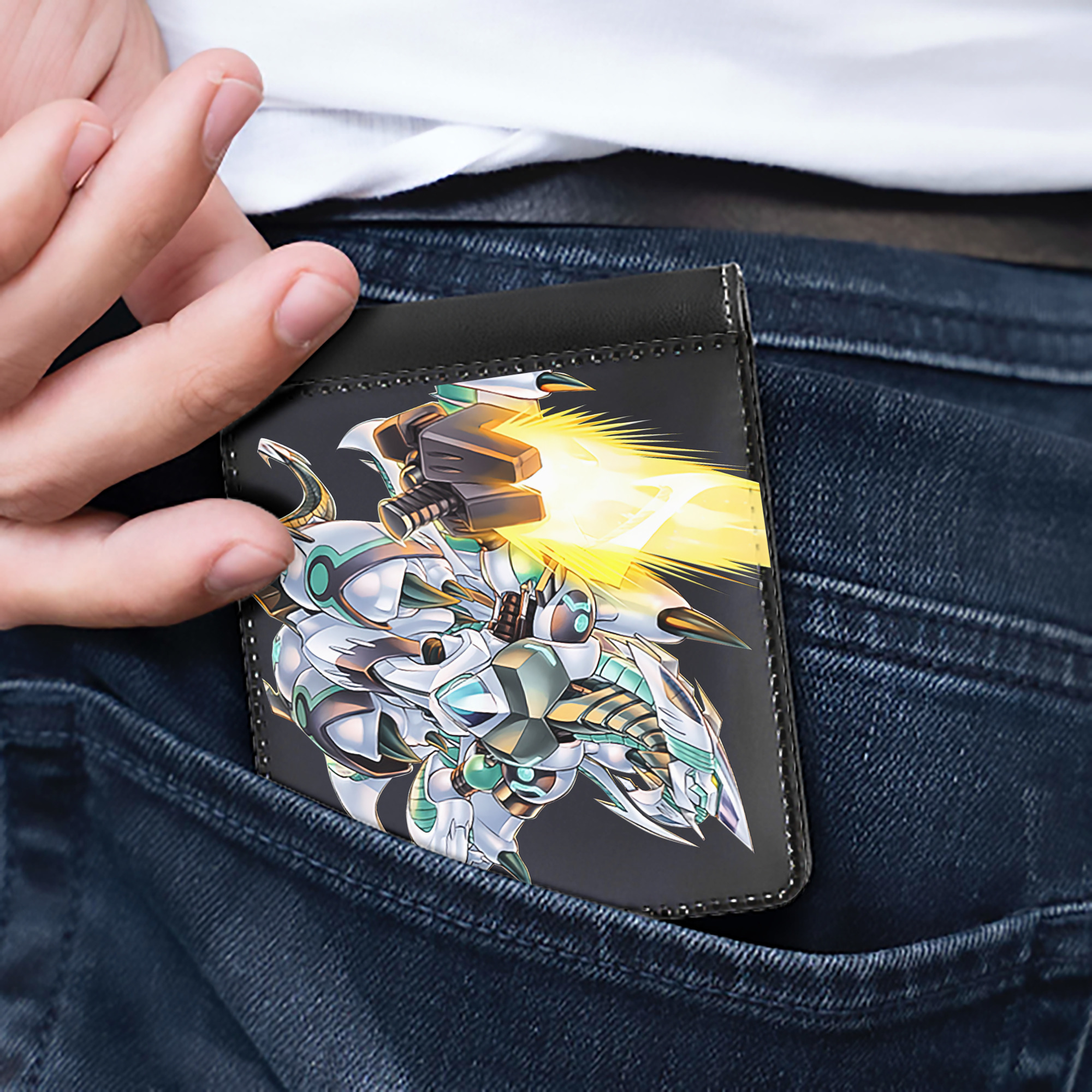 （画像用） 遊☆戯☆王 Yu-Gi-Oh! 二つ折り革財布