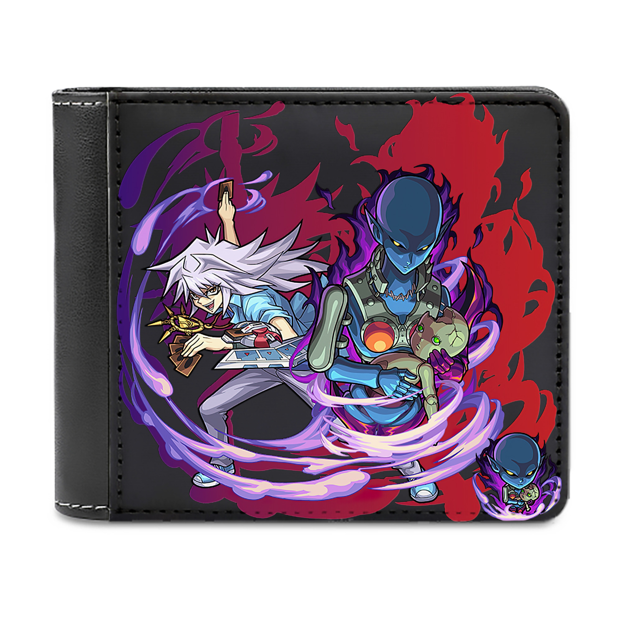 （画像用） 遊☆戯☆王 Yu-Gi-Oh! 二つ折り革財布