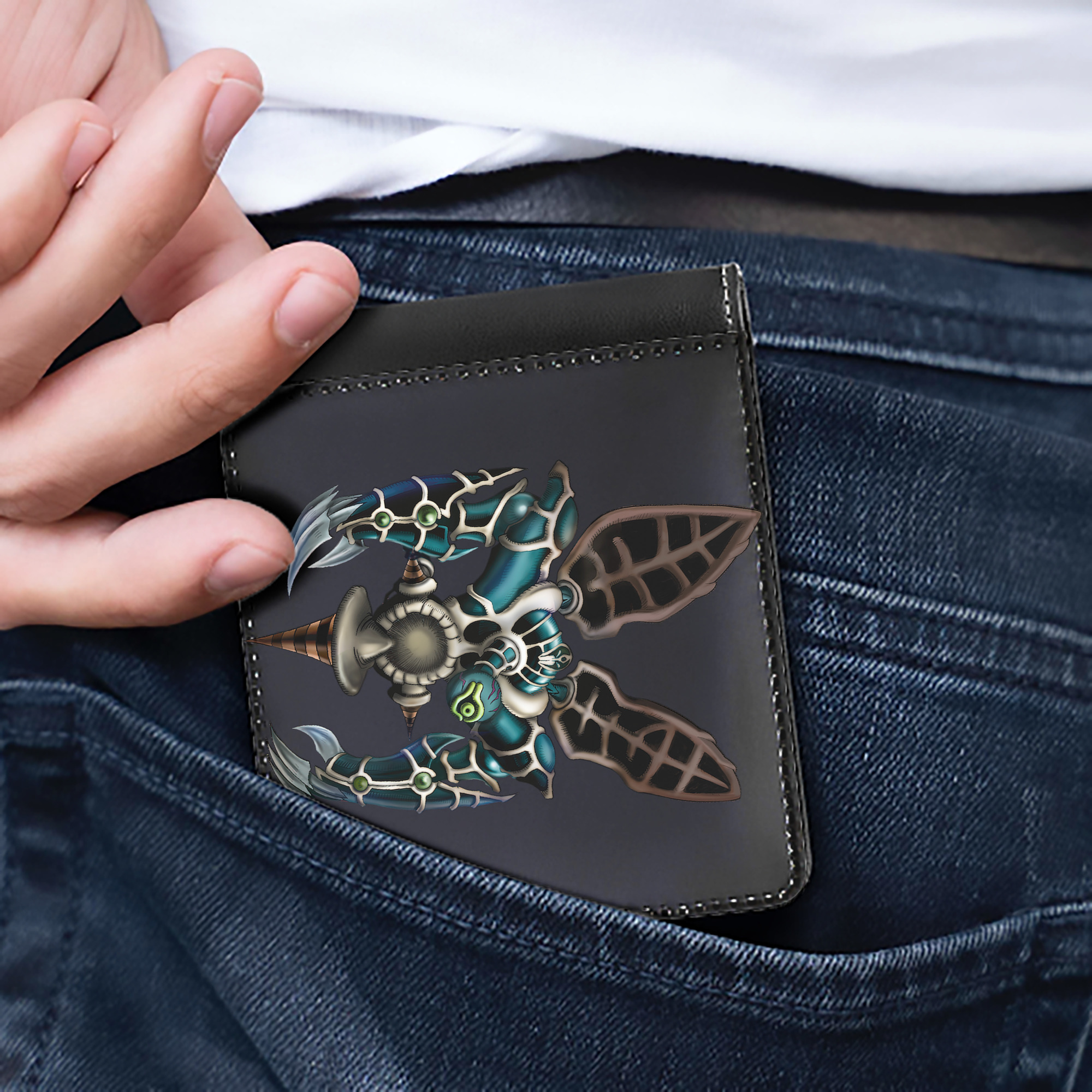 （画像用） 遊☆戯☆王 Yu-Gi-Oh! 二つ折り革財布