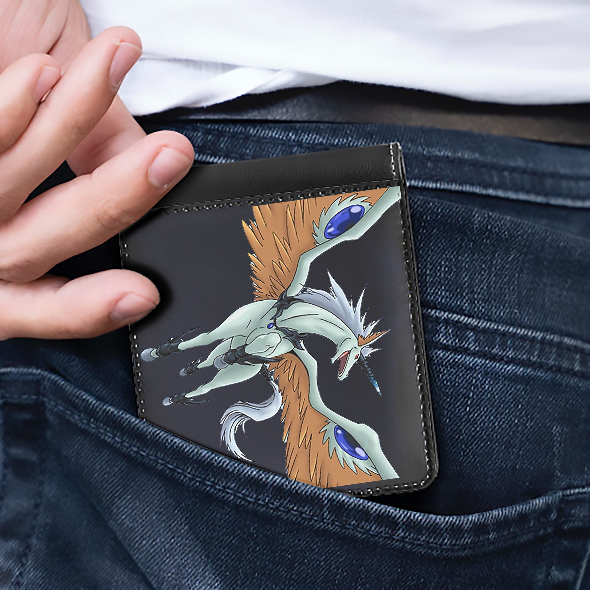 （画像用） 遊☆戯☆王 Yu-Gi-Oh! 二つ折り革財布
