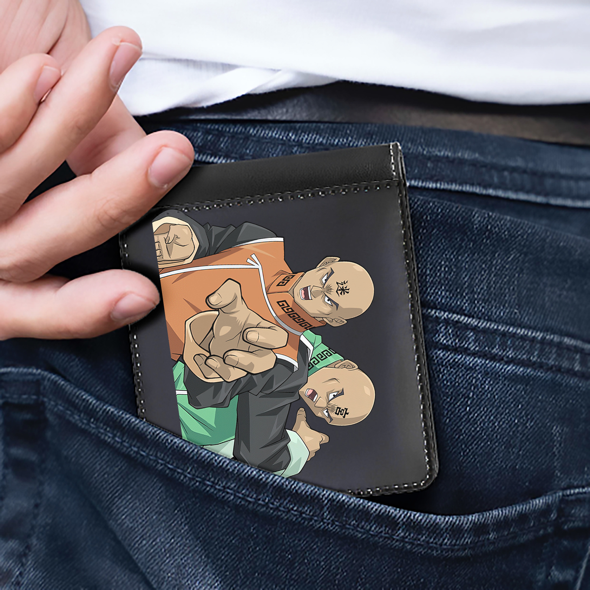 （画像用） 遊☆戯☆王 Yu-Gi-Oh! 二つ折り革財布