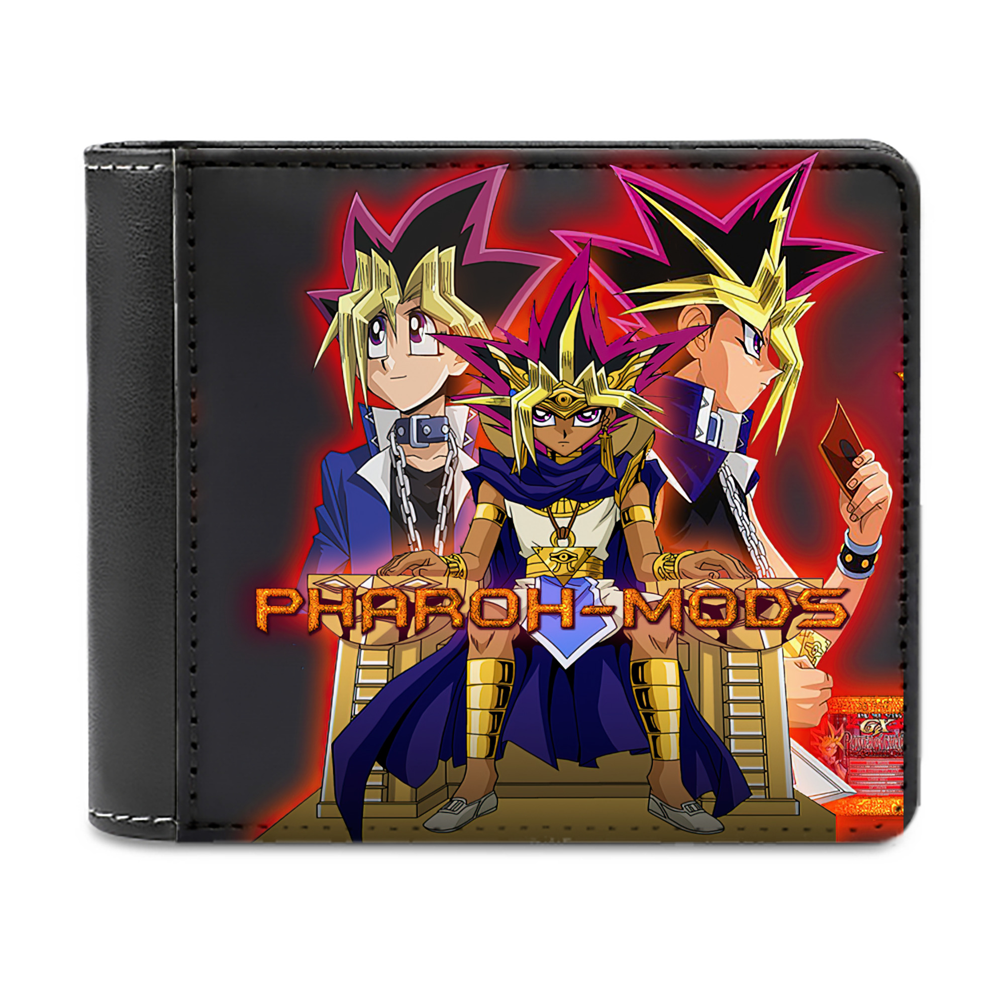 （画像用） 遊☆戯☆王 Yu-Gi-Oh! 二つ折り革財布