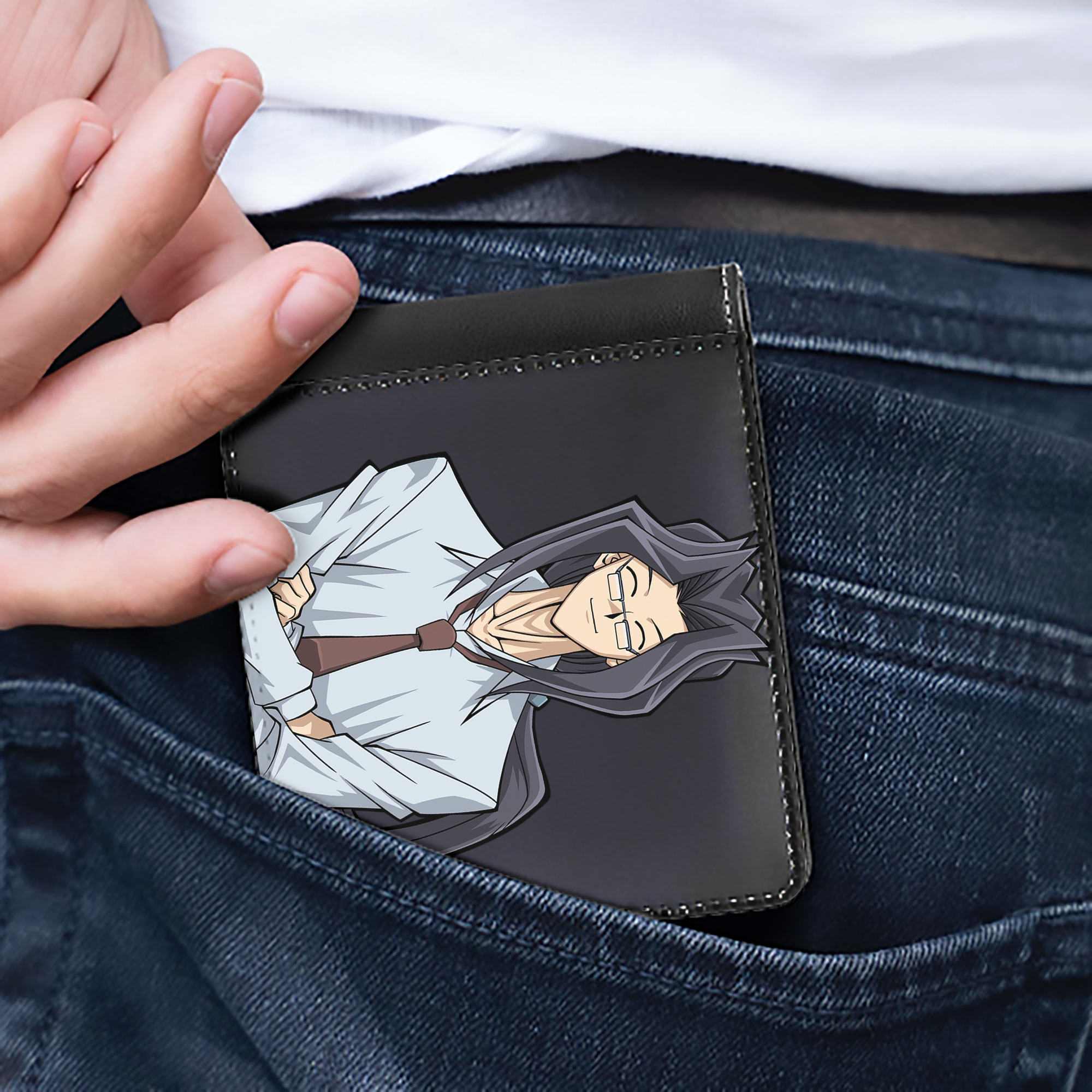 （画像用） 遊☆戯☆王 Yu-Gi-Oh! 二つ折り革財布