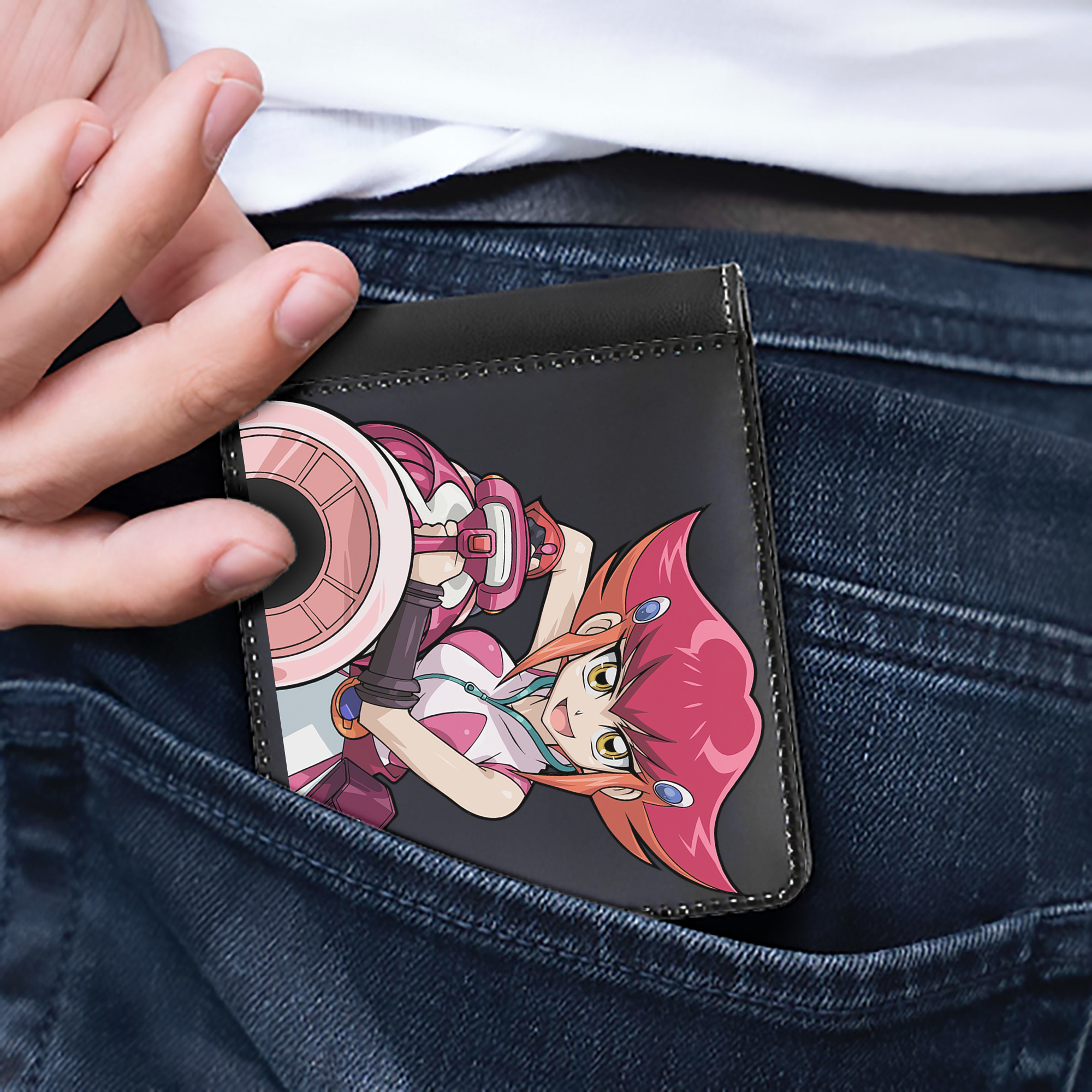 （画像用） 遊☆戯☆王 Yu-Gi-Oh! 二つ折り革財布