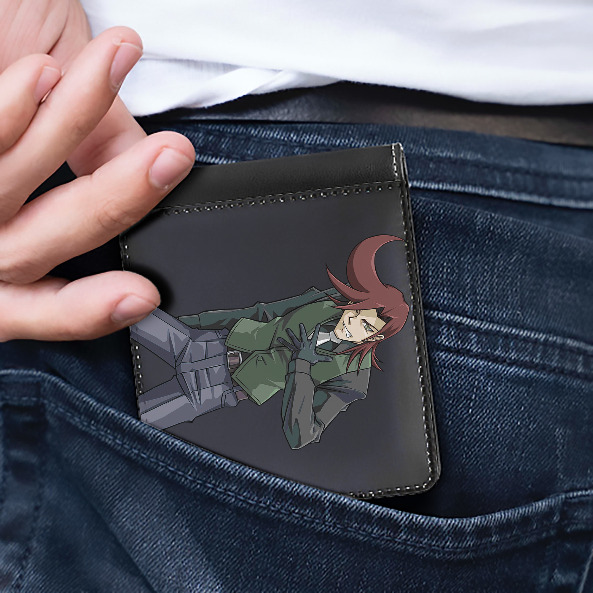 （画像用） 遊☆戯☆王 Yu-Gi-Oh! 二つ折り革財布