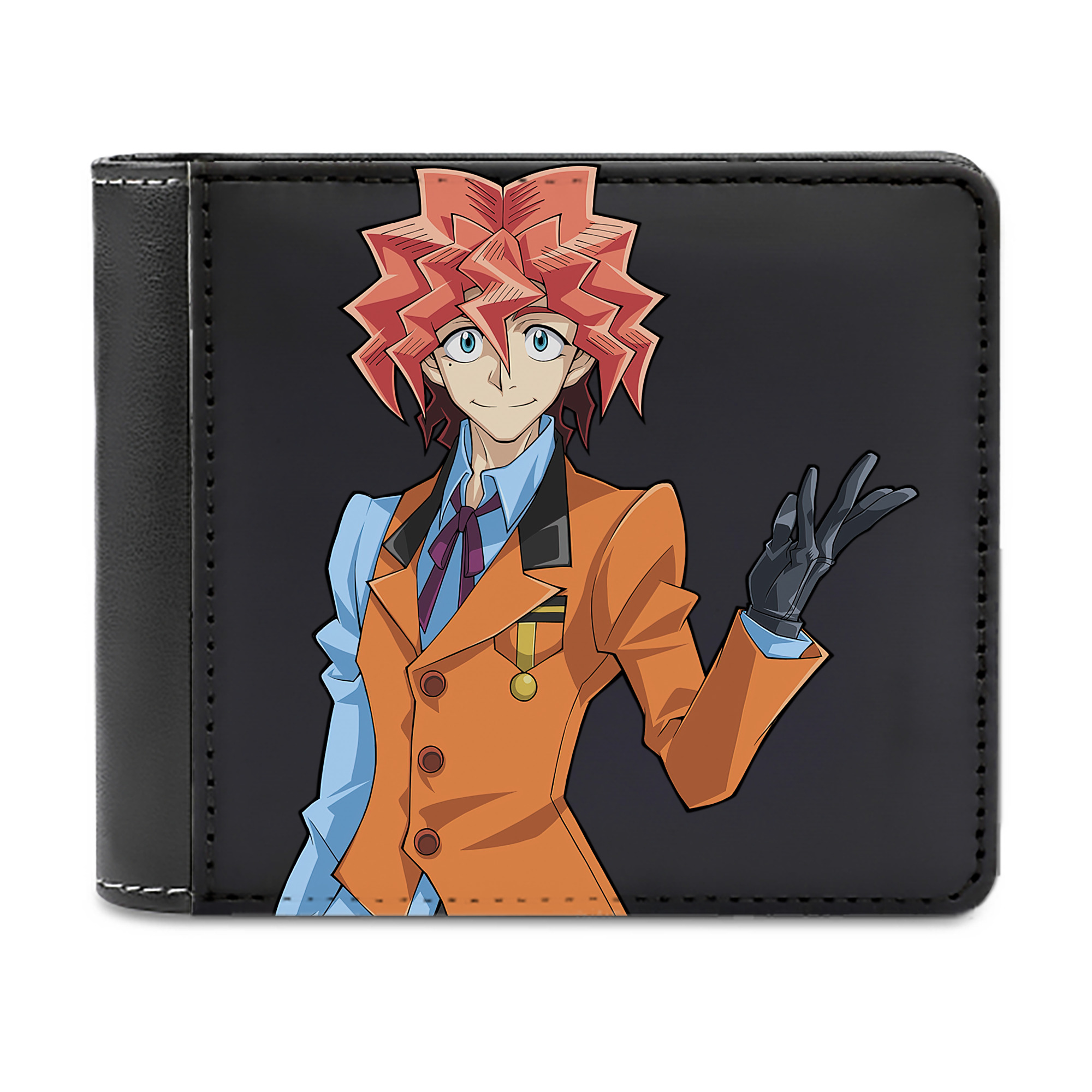 （画像用） 遊☆戯☆王 Yu-Gi-Oh! 二つ折り革財布