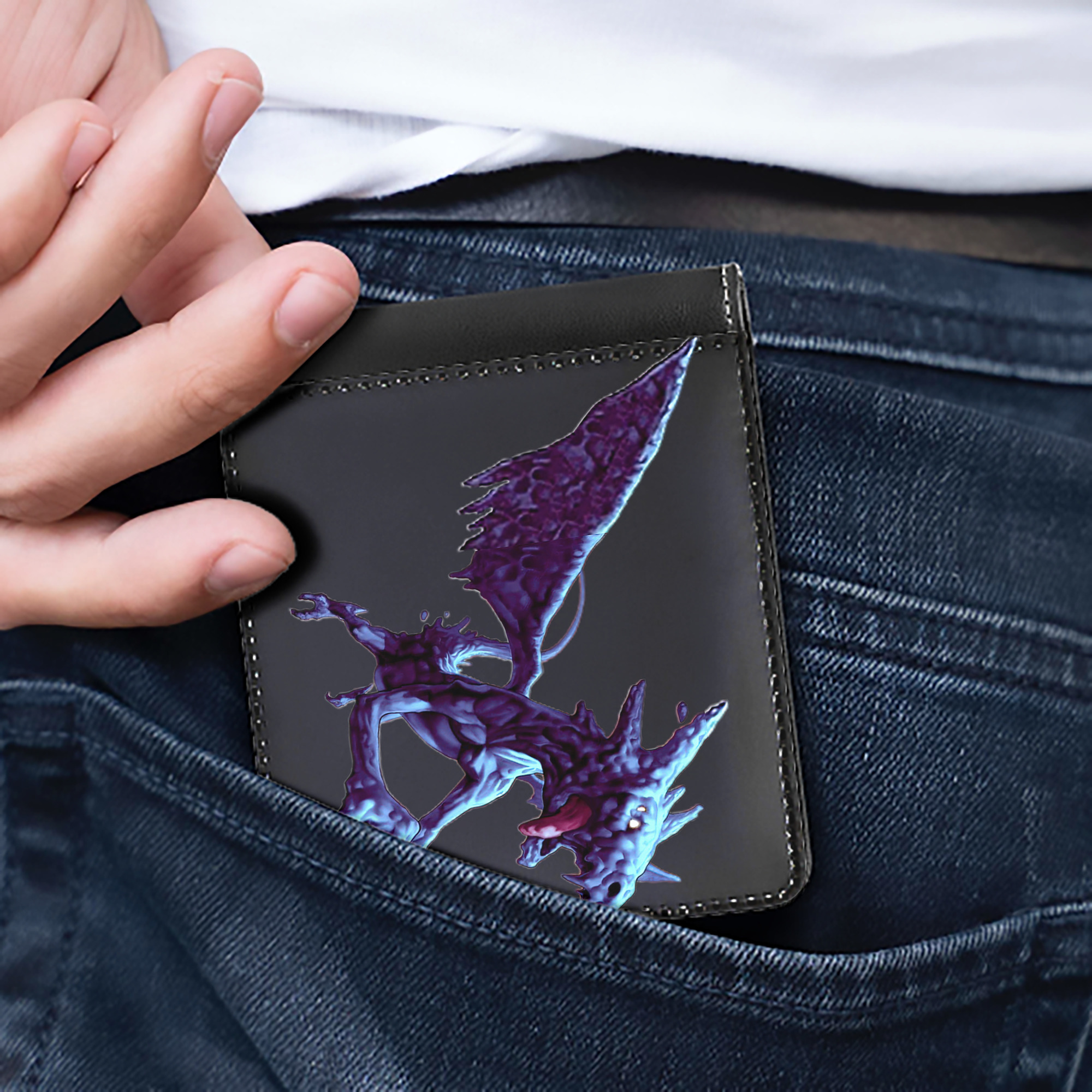 （画像用） 遊☆戯☆王 Yu-Gi-Oh! 二つ折り革財布