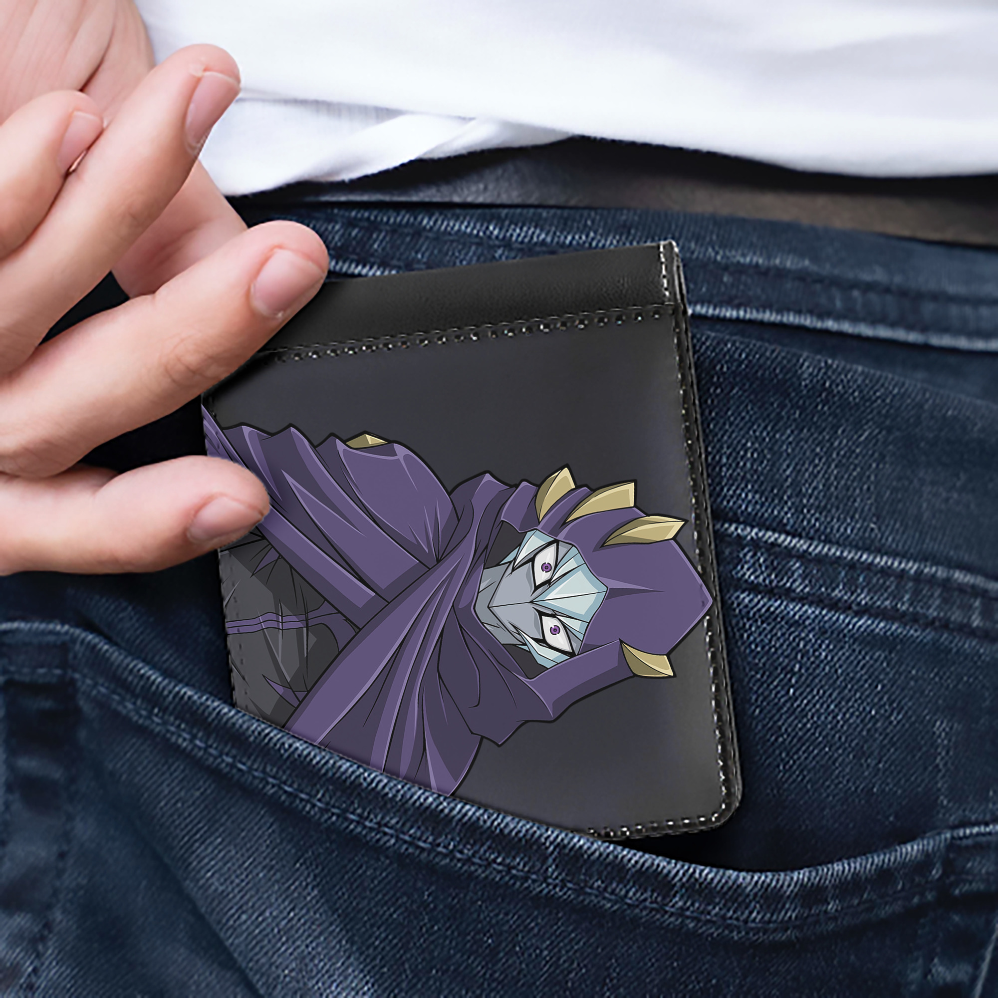 （画像用） 遊☆戯☆王 Yu-Gi-Oh! 二つ折り革財布