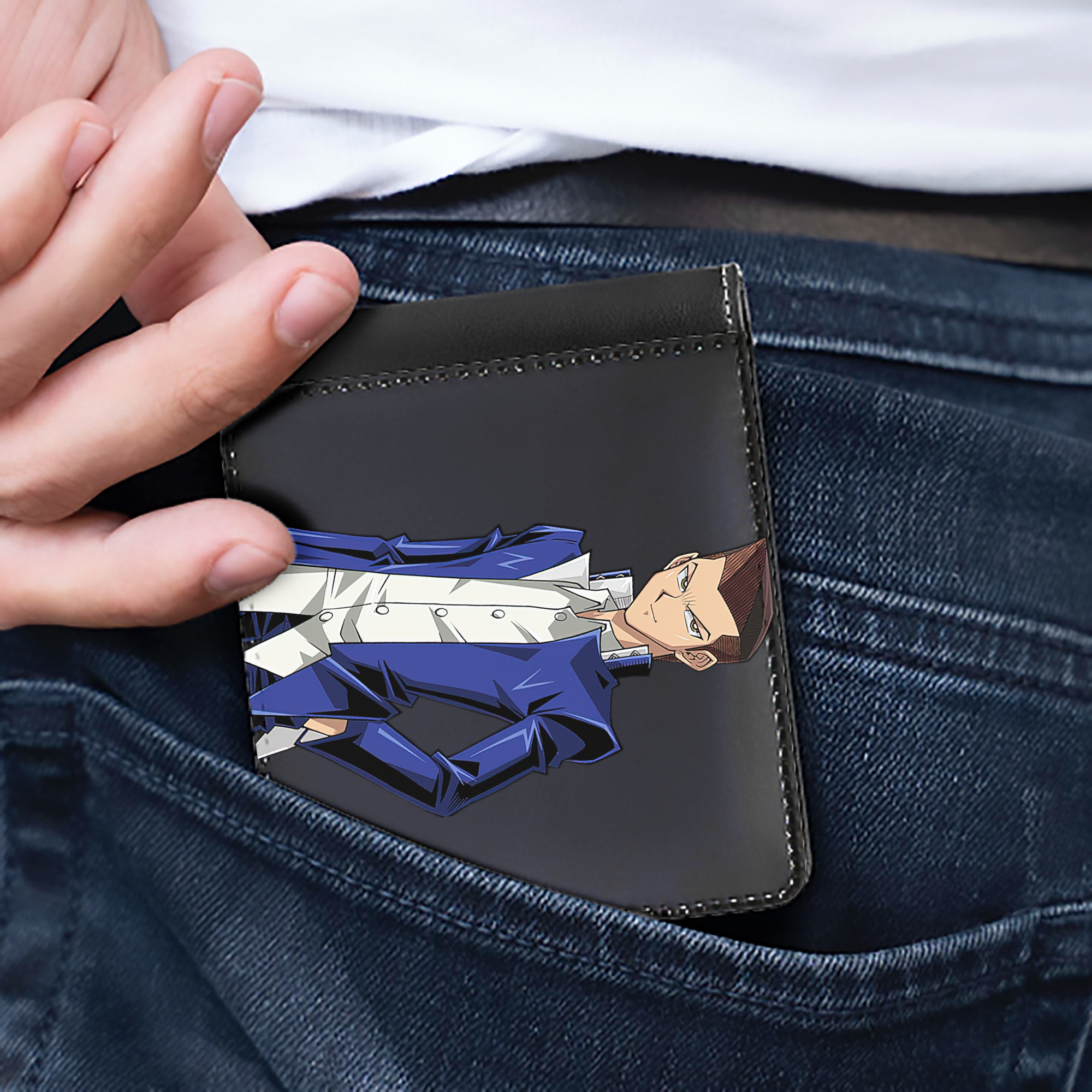 （画像用） 遊☆戯☆王 Yu-Gi-Oh! 二つ折り革財布