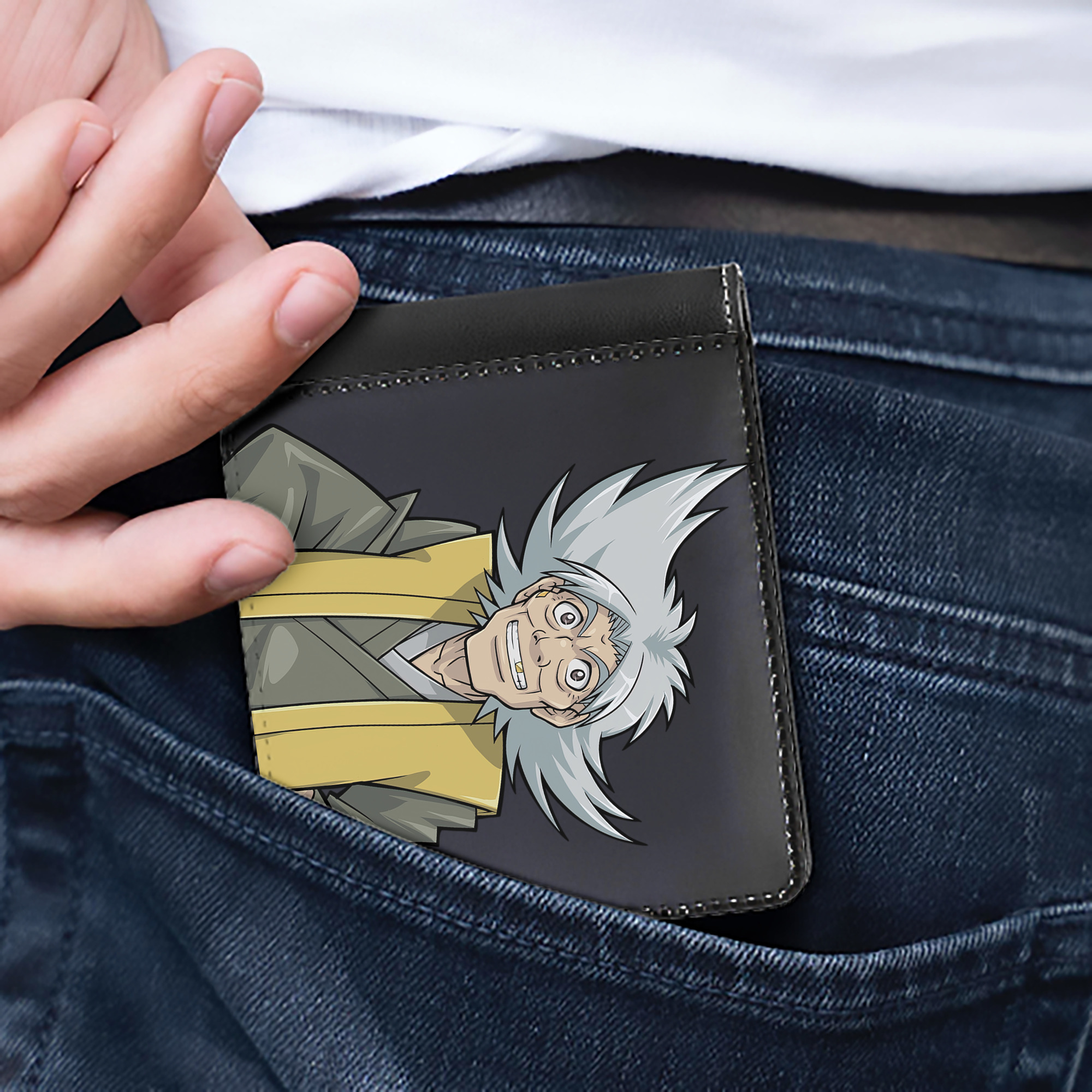 （画像用） 遊☆戯☆王 Yu-Gi-Oh! 二つ折り革財布