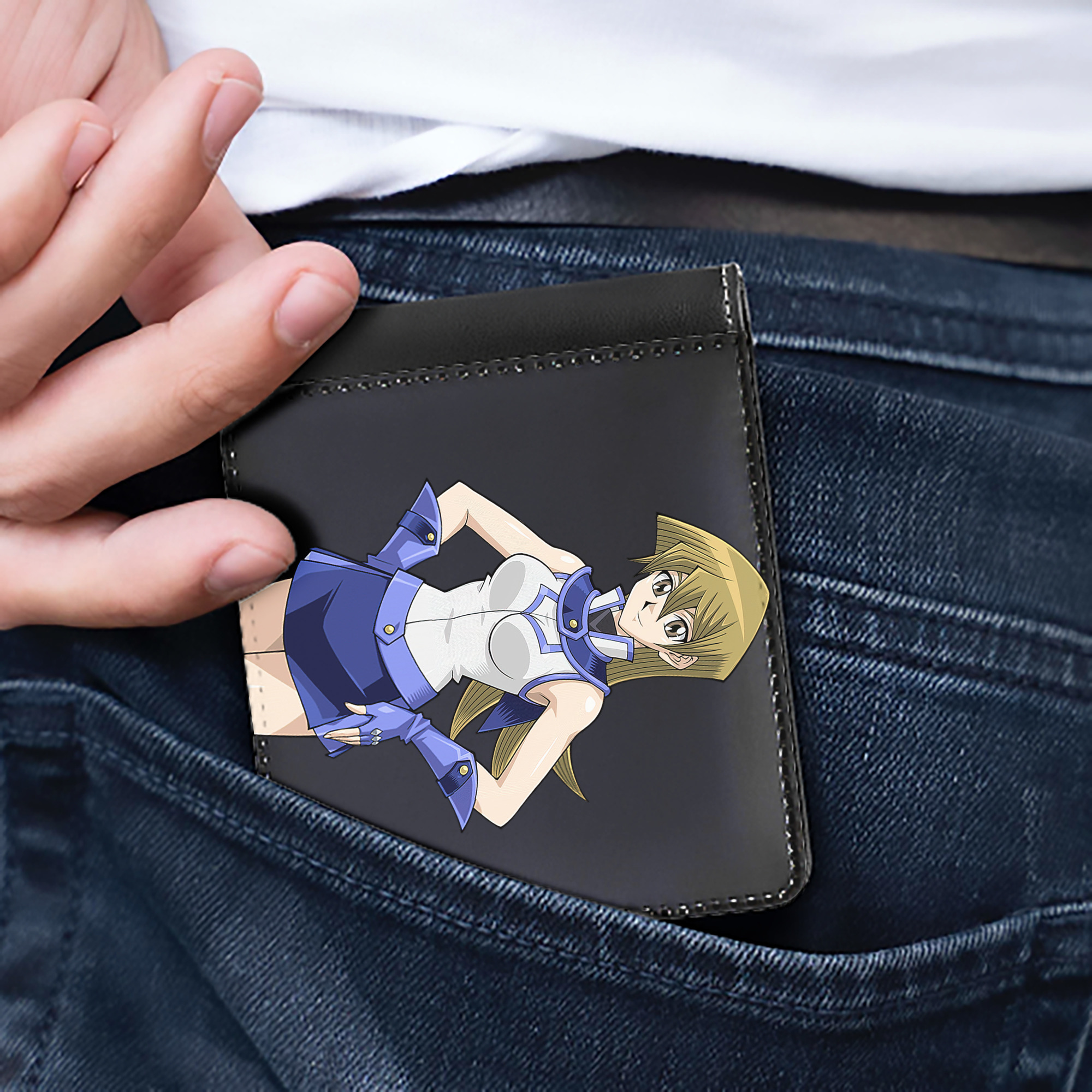 （画像用） 遊☆戯☆王 Yu-Gi-Oh! 二つ折り革財布