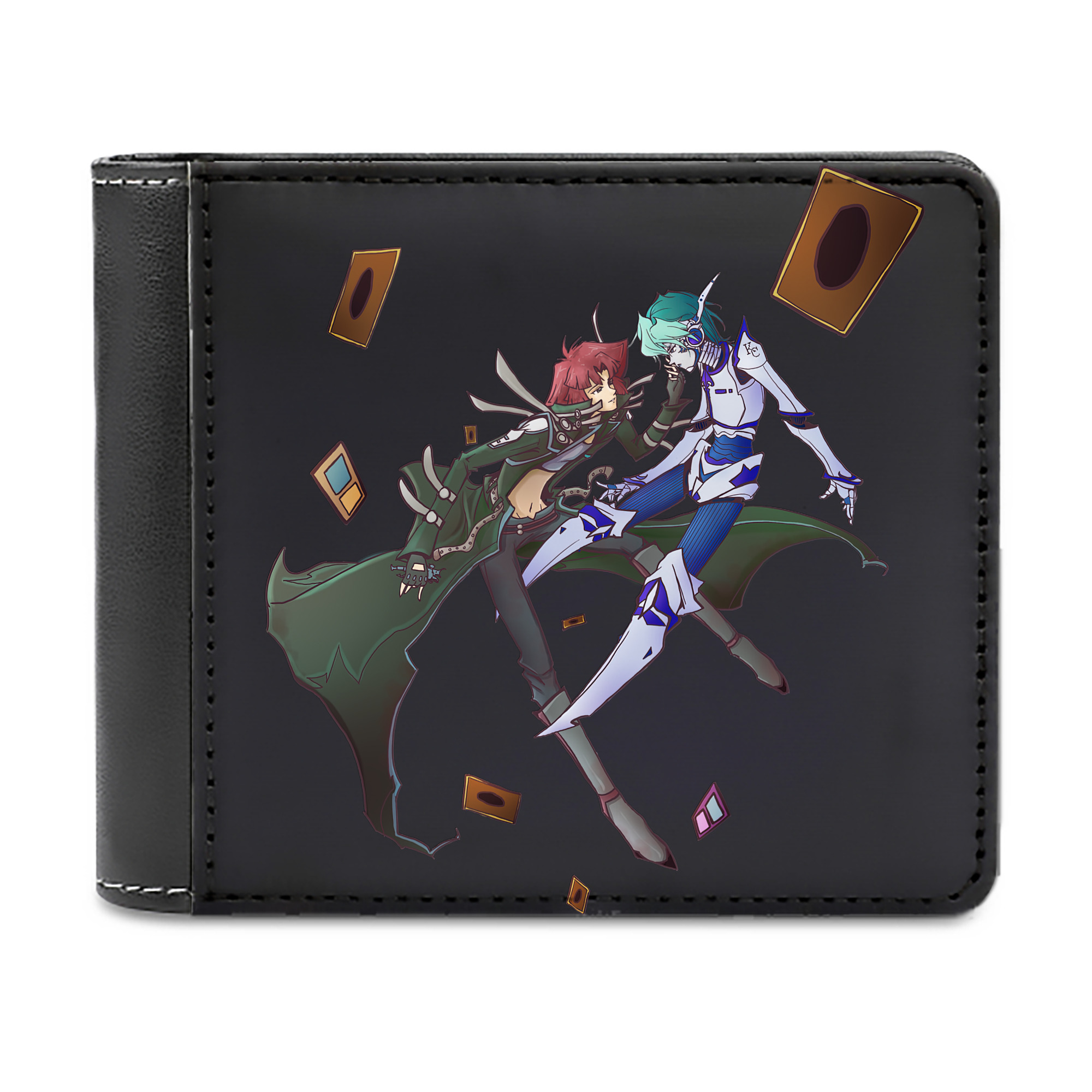（画像用） 遊☆戯☆王 Yu-Gi-Oh! 二つ折り革財布