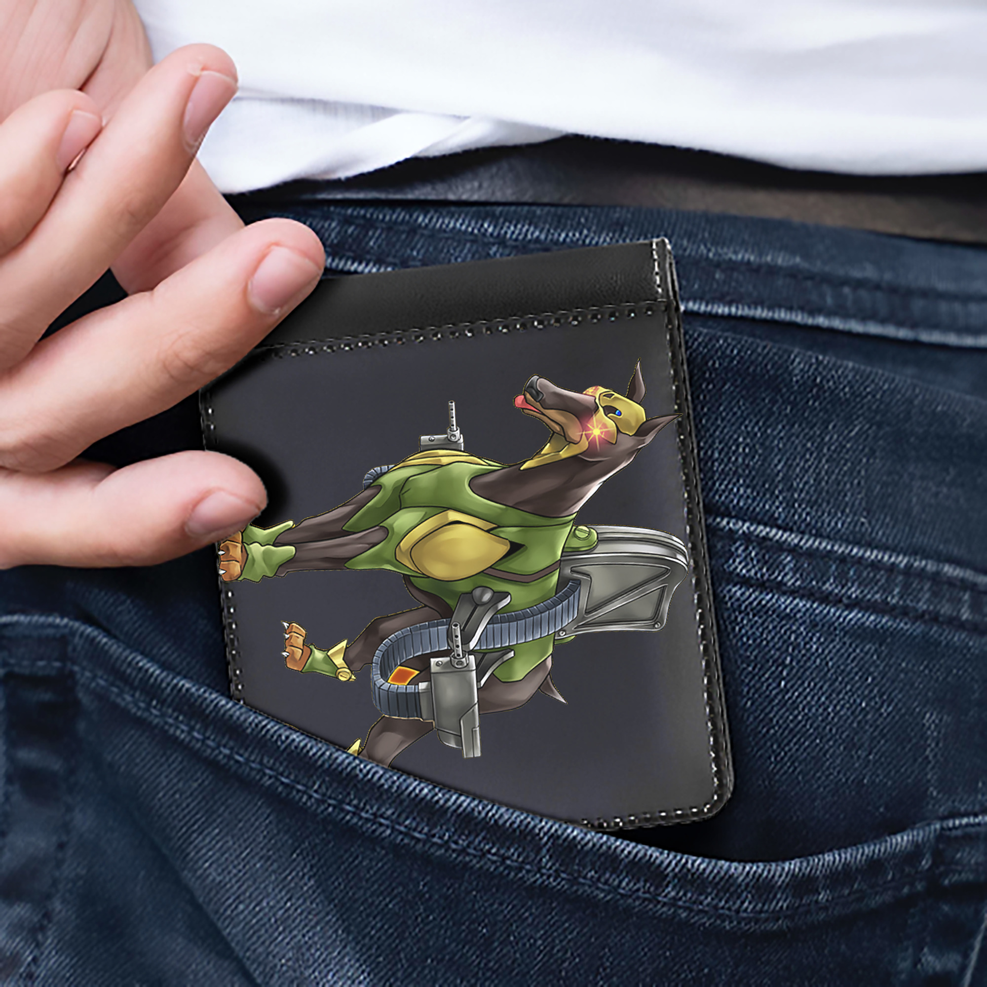 （画像用） 遊☆戯☆王 Yu-Gi-Oh! 二つ折り革財布