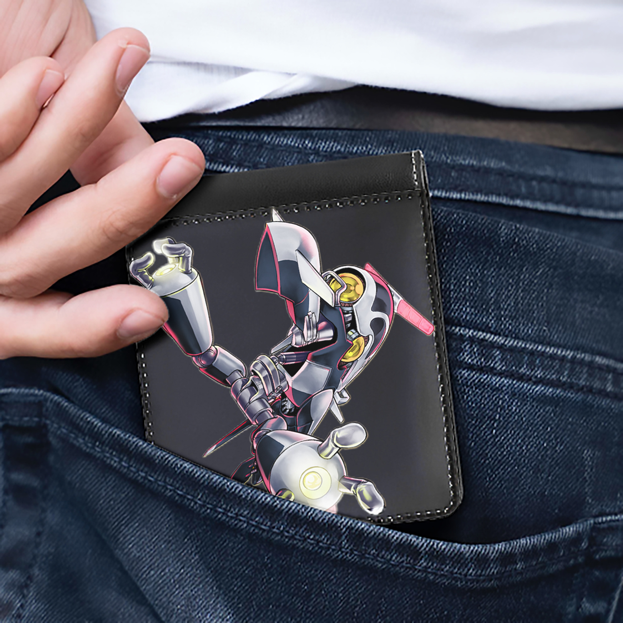 （画像用） 遊☆戯☆王 Yu-Gi-Oh! 二つ折り革財布