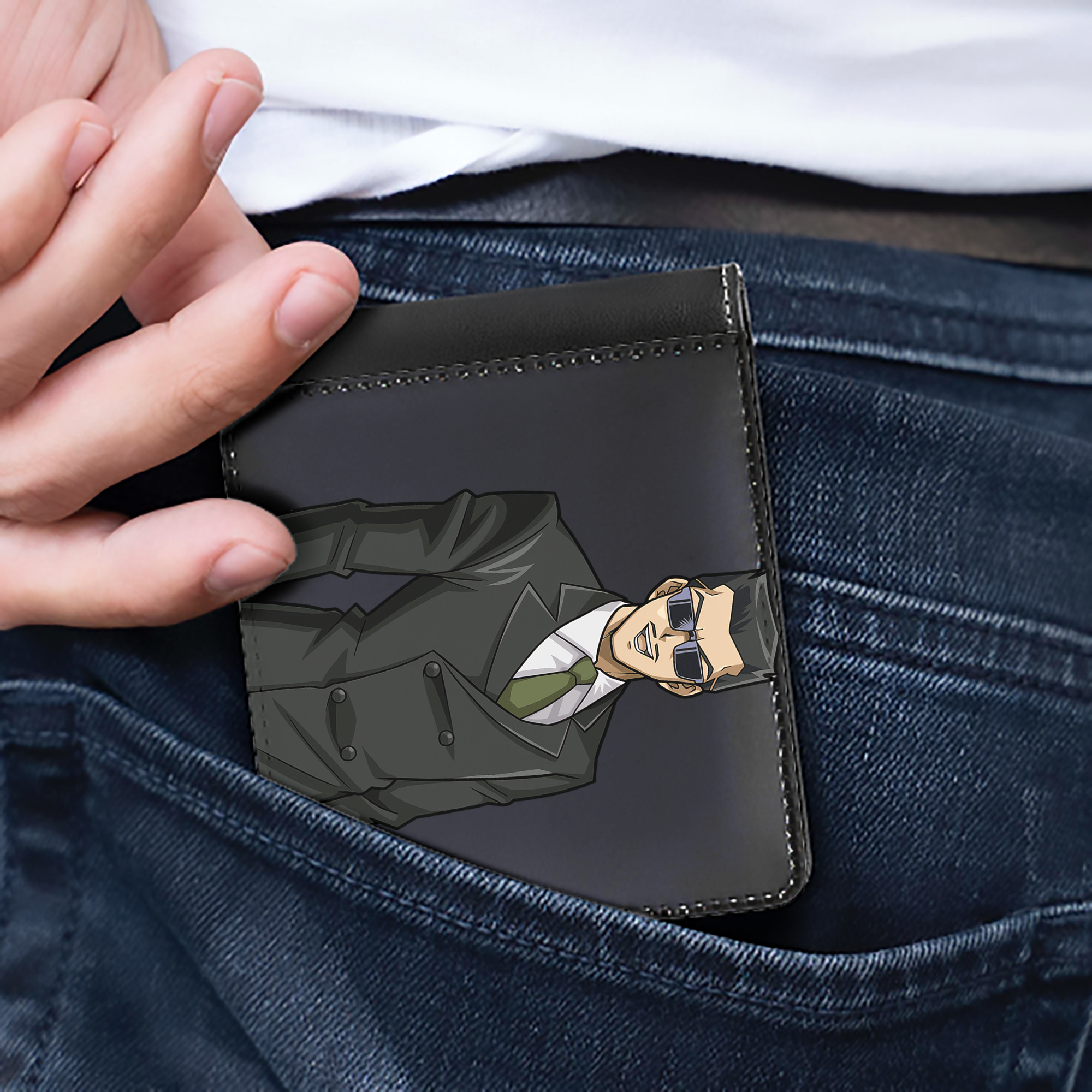 （画像用） 遊☆戯☆王 Yu-Gi-Oh! 二つ折り革財布