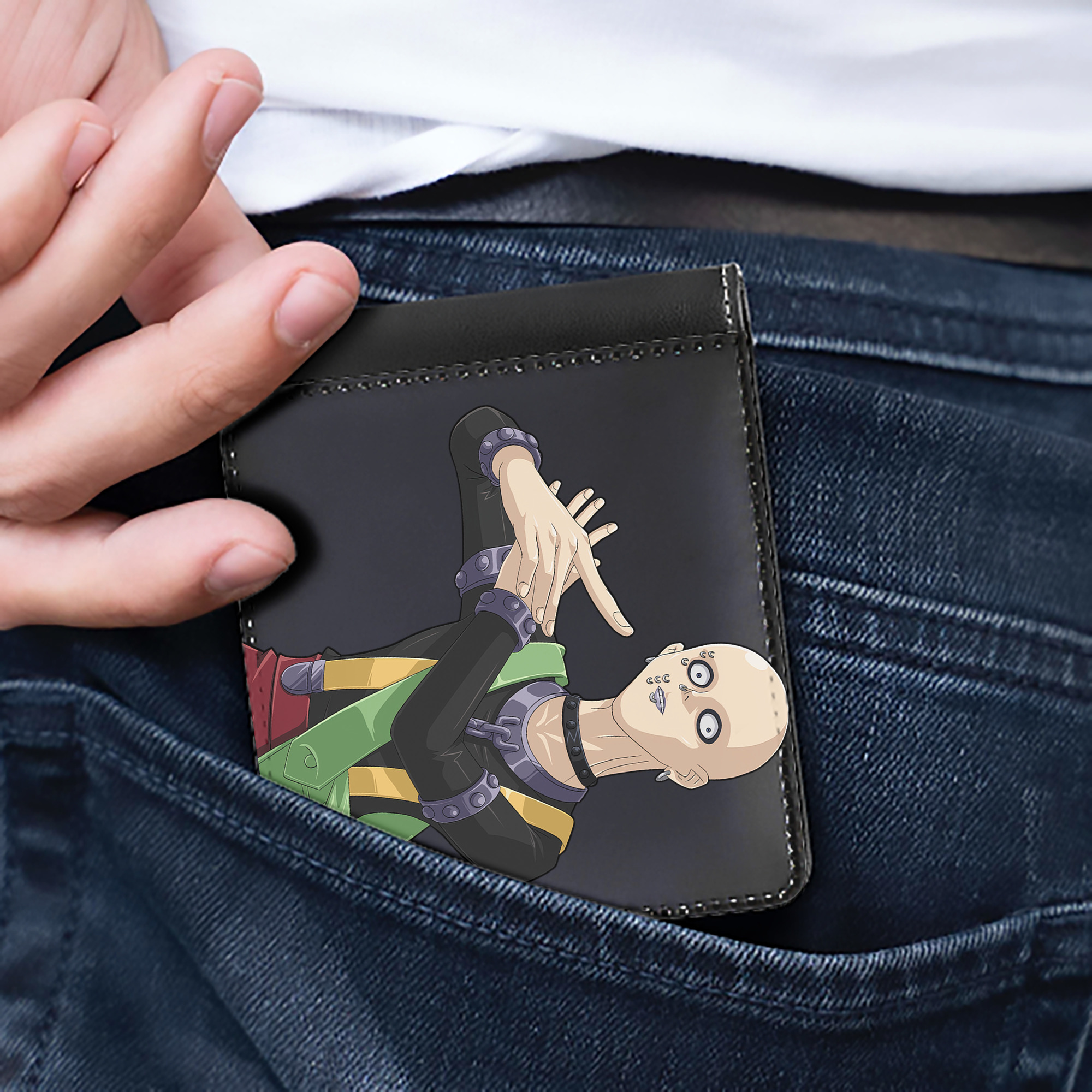 （画像用） 遊☆戯☆王 Yu-Gi-Oh! 二つ折り革財布