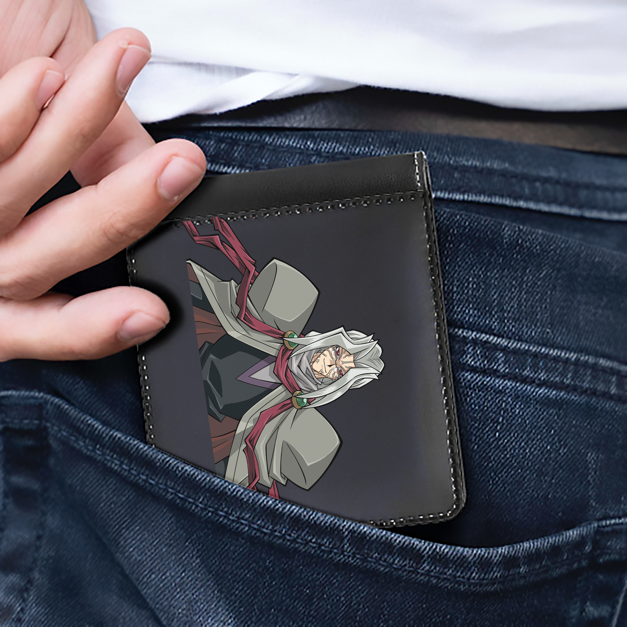 （画像用） 遊☆戯☆王 Yu-Gi-Oh! 二つ折り革財布