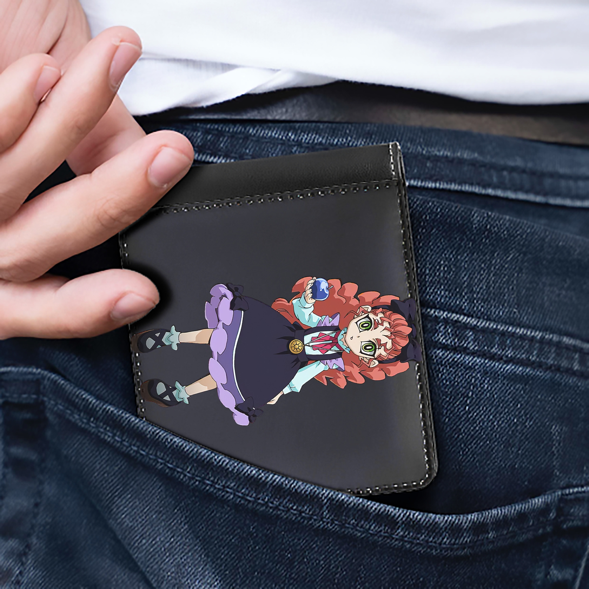 （画像用） 遊☆戯☆王 Yu-Gi-Oh! 二つ折り革財布