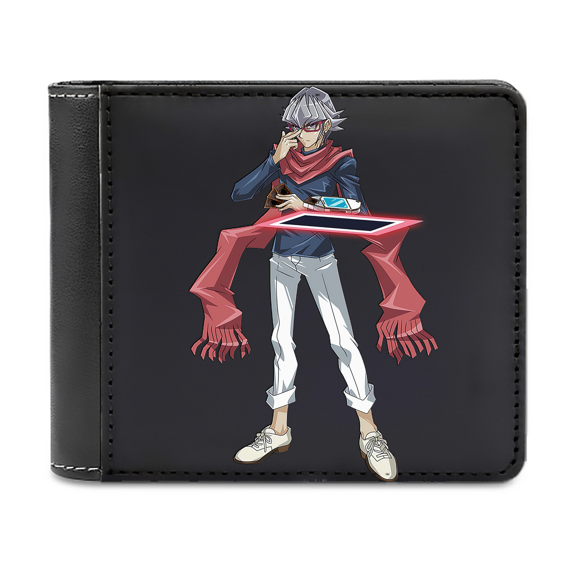 （画像用） 遊☆戯☆王 Yu-Gi-Oh! 二つ折り革財布