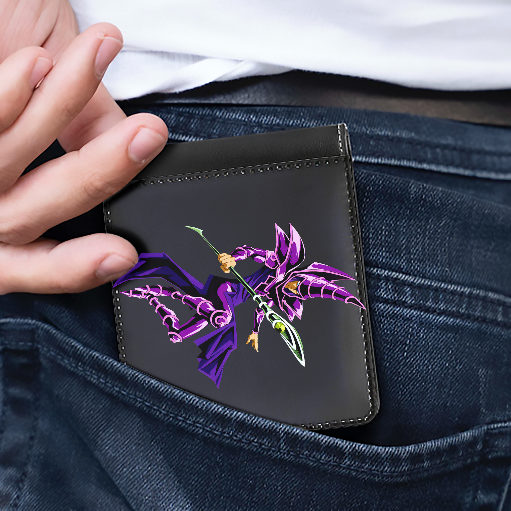 （画像用） 遊☆戯☆王 Yu-Gi-Oh! 二つ折り革財布