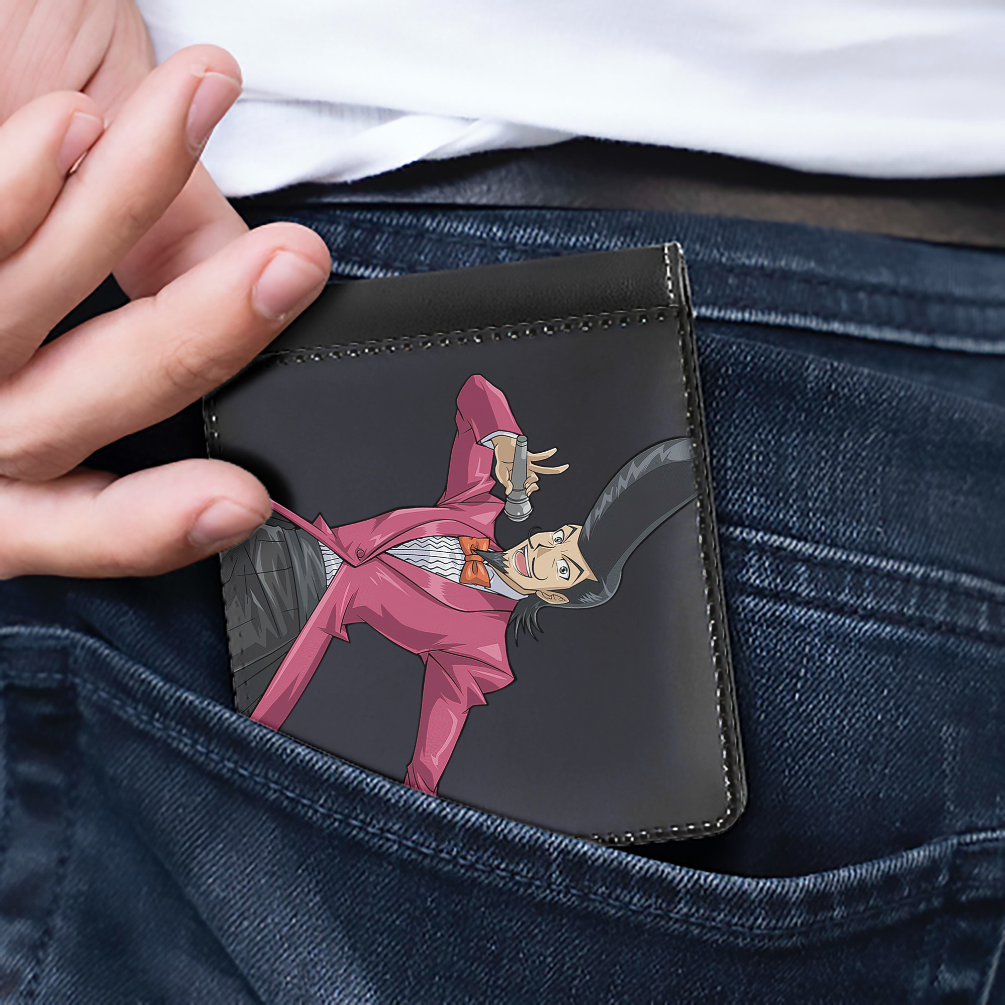 （画像用） 遊☆戯☆王 Yu-Gi-Oh! 二つ折り革財布