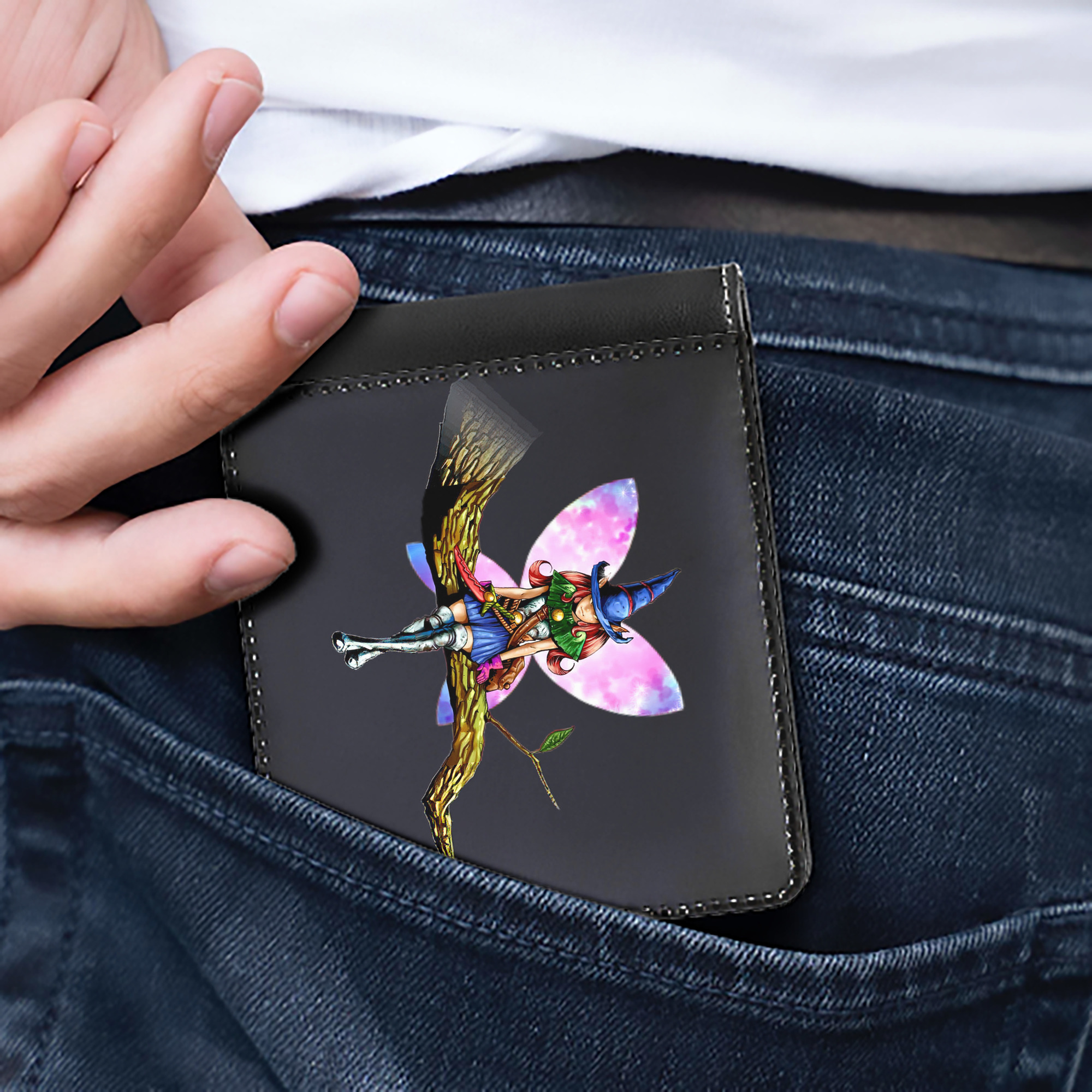 （画像用） 遊☆戯☆王 Yu-Gi-Oh! 二つ折り革財布