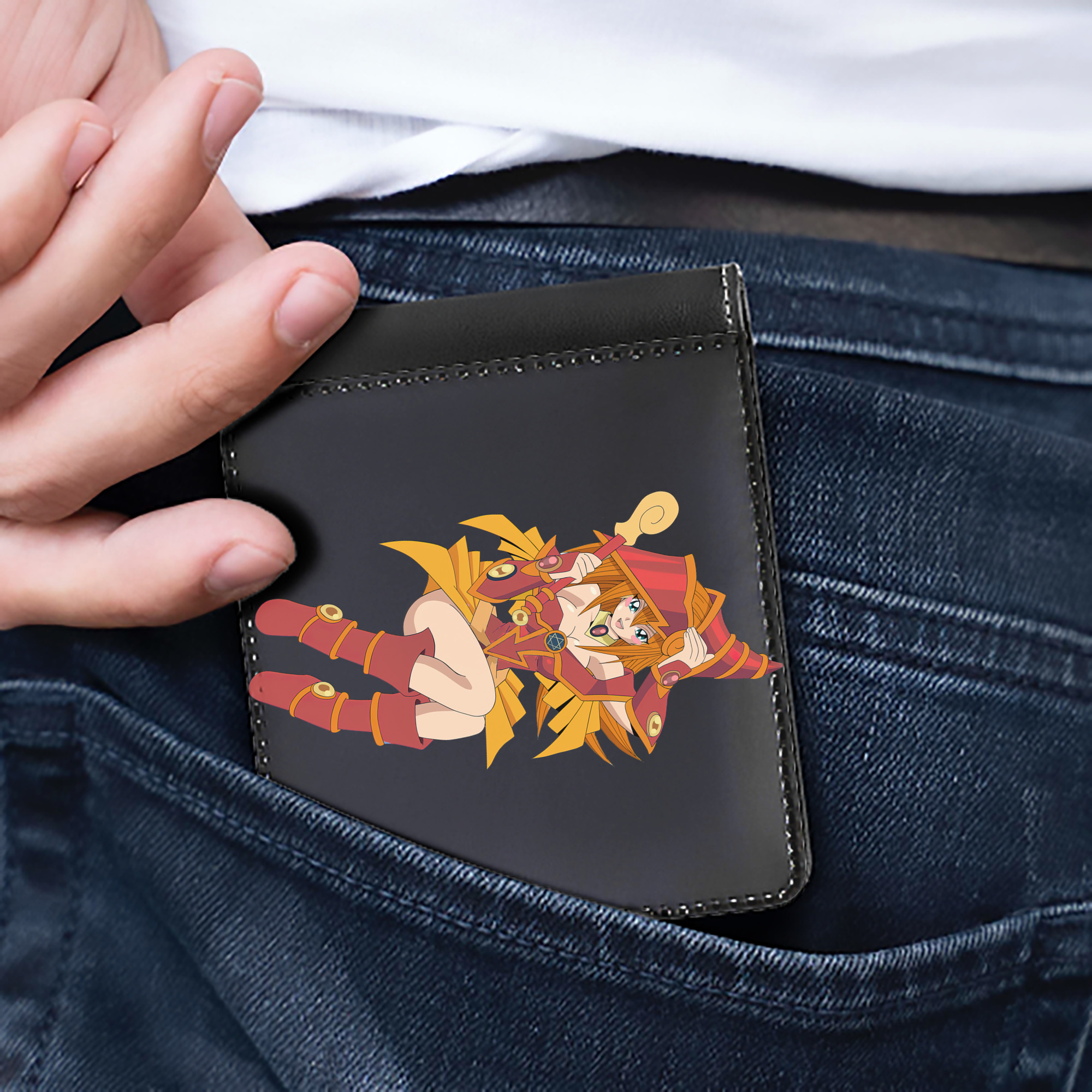 （画像用） 遊☆戯☆王 Yu-Gi-Oh! 二つ折り革財布