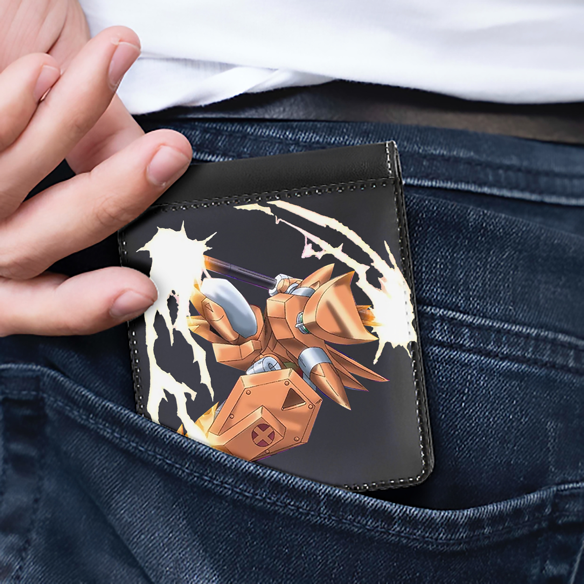 （画像用） 遊☆戯☆王 Yu-Gi-Oh! 二つ折り革財布