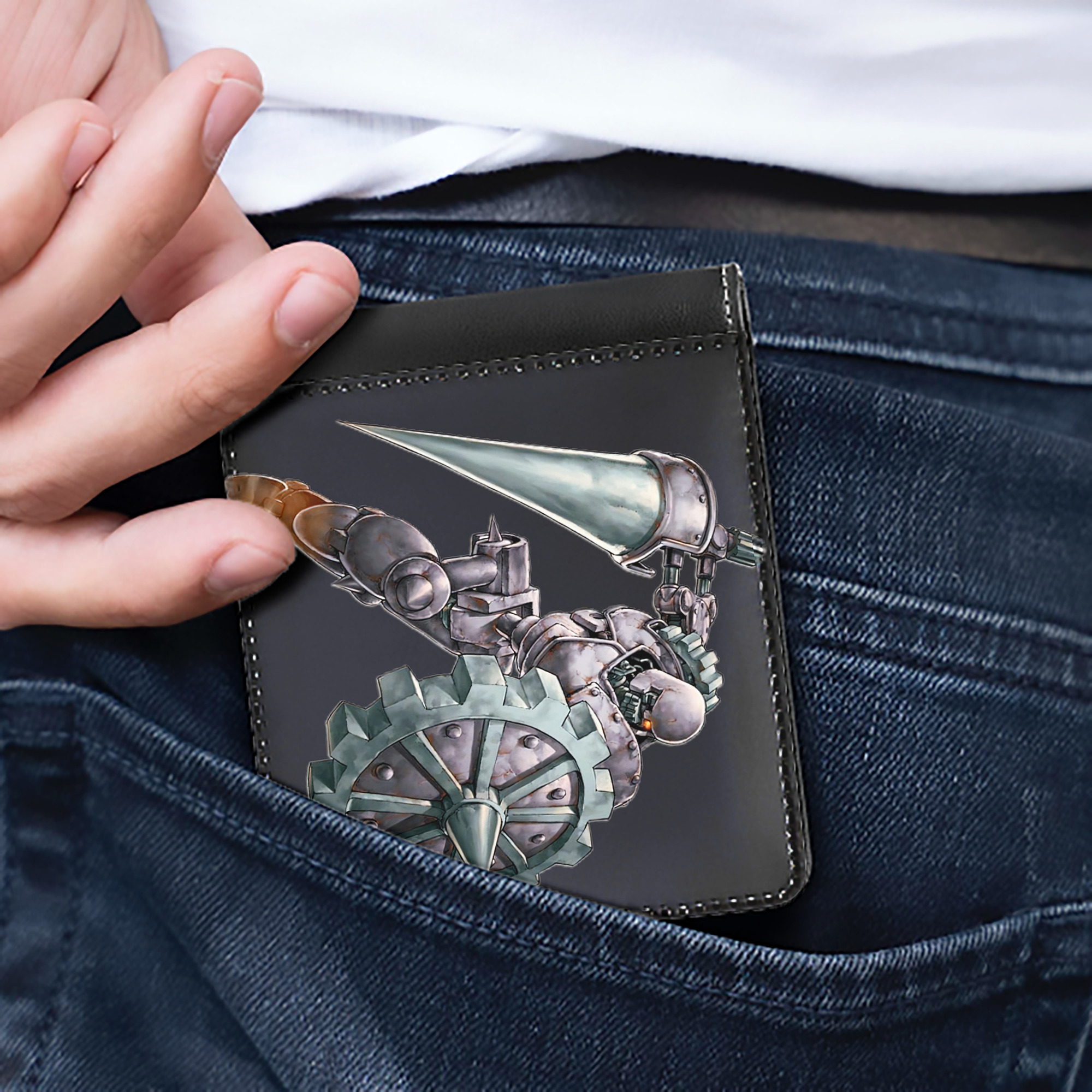 （画像用） 遊☆戯☆王 Yu-Gi-Oh! 二つ折り革財布