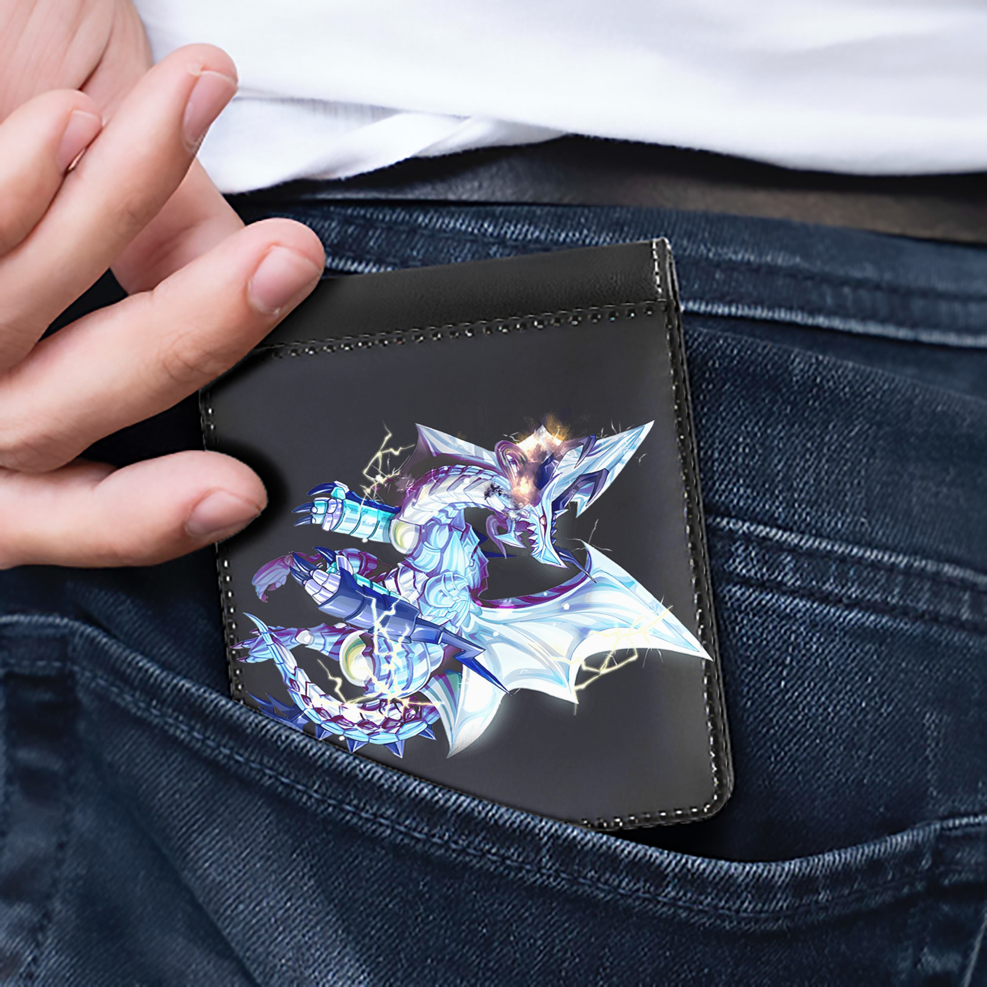 （画像用） 遊☆戯☆王 Yu-Gi-Oh! 二つ折り革財布