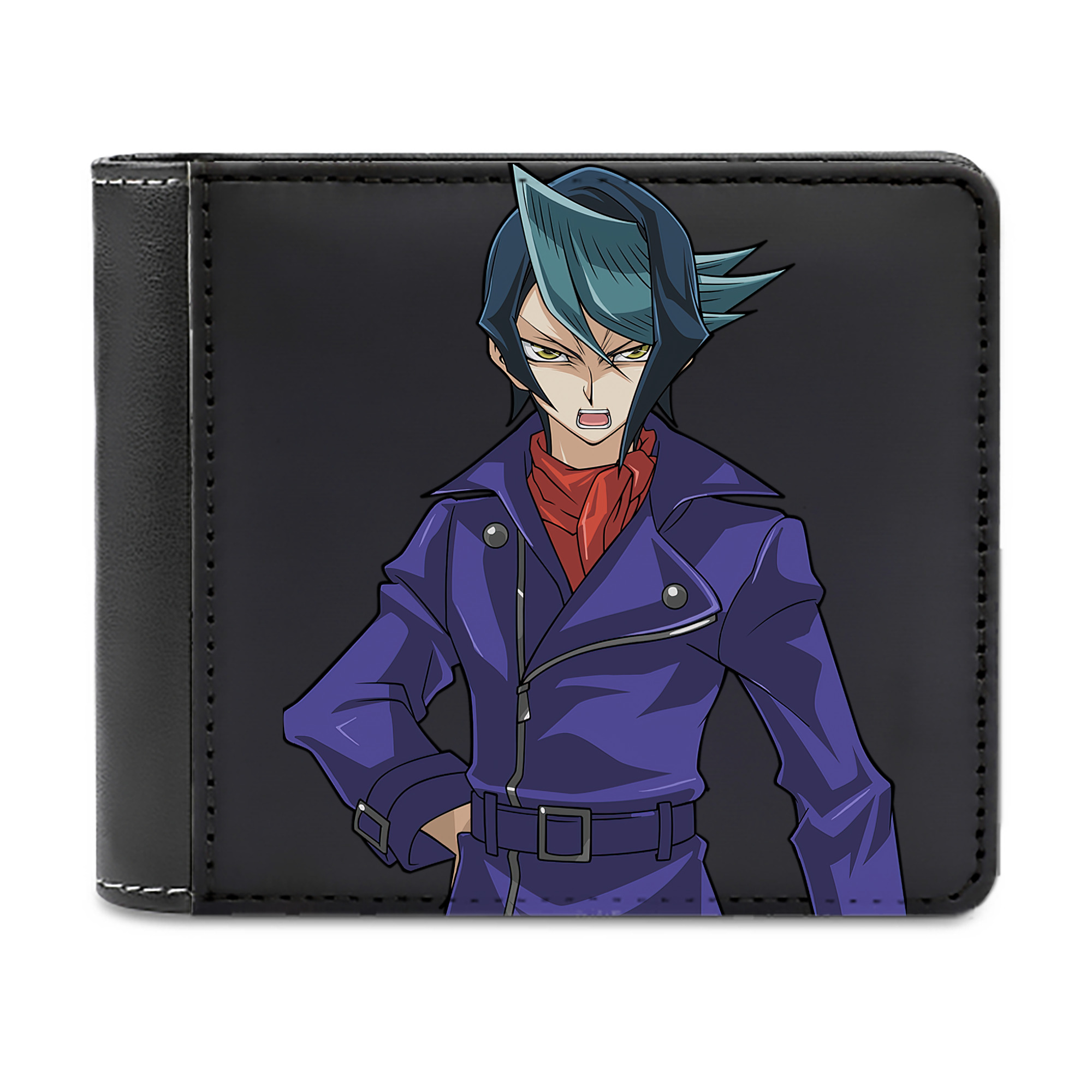 （画像用） 遊☆戯☆王 Yu-Gi-Oh! 二つ折り革財布