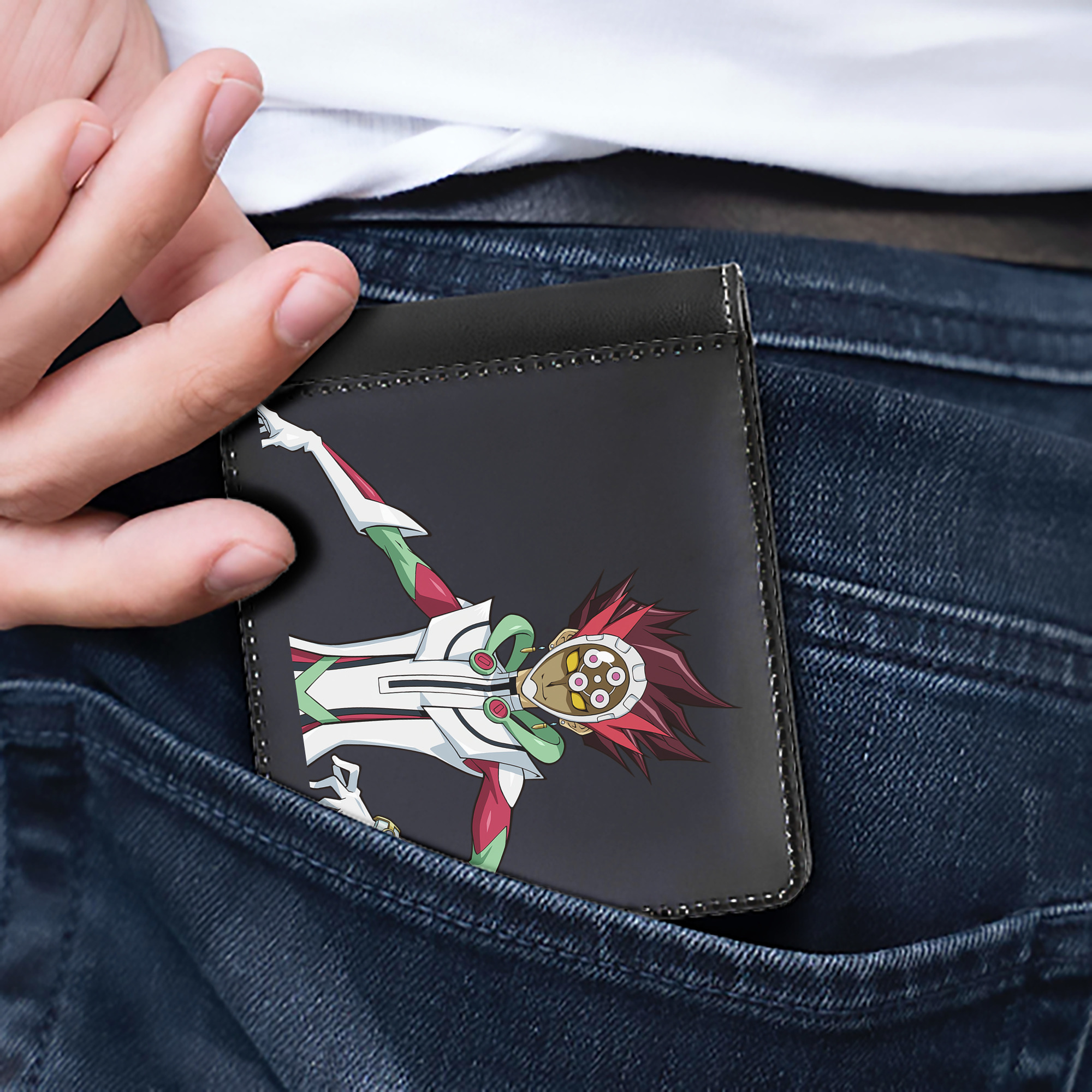 （画像用） 遊☆戯☆王 Yu-Gi-Oh! 二つ折り革財布