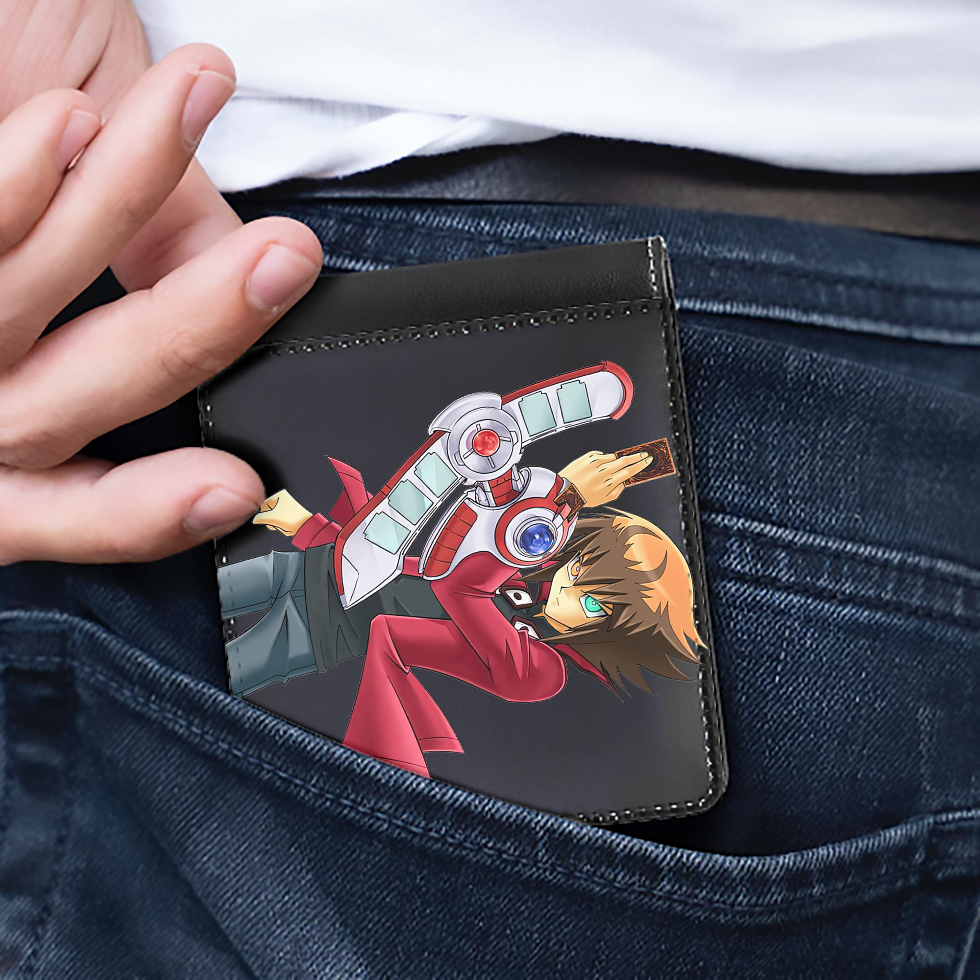 （画像用） 遊☆戯☆王 Yu-Gi-Oh! 二つ折り革財布