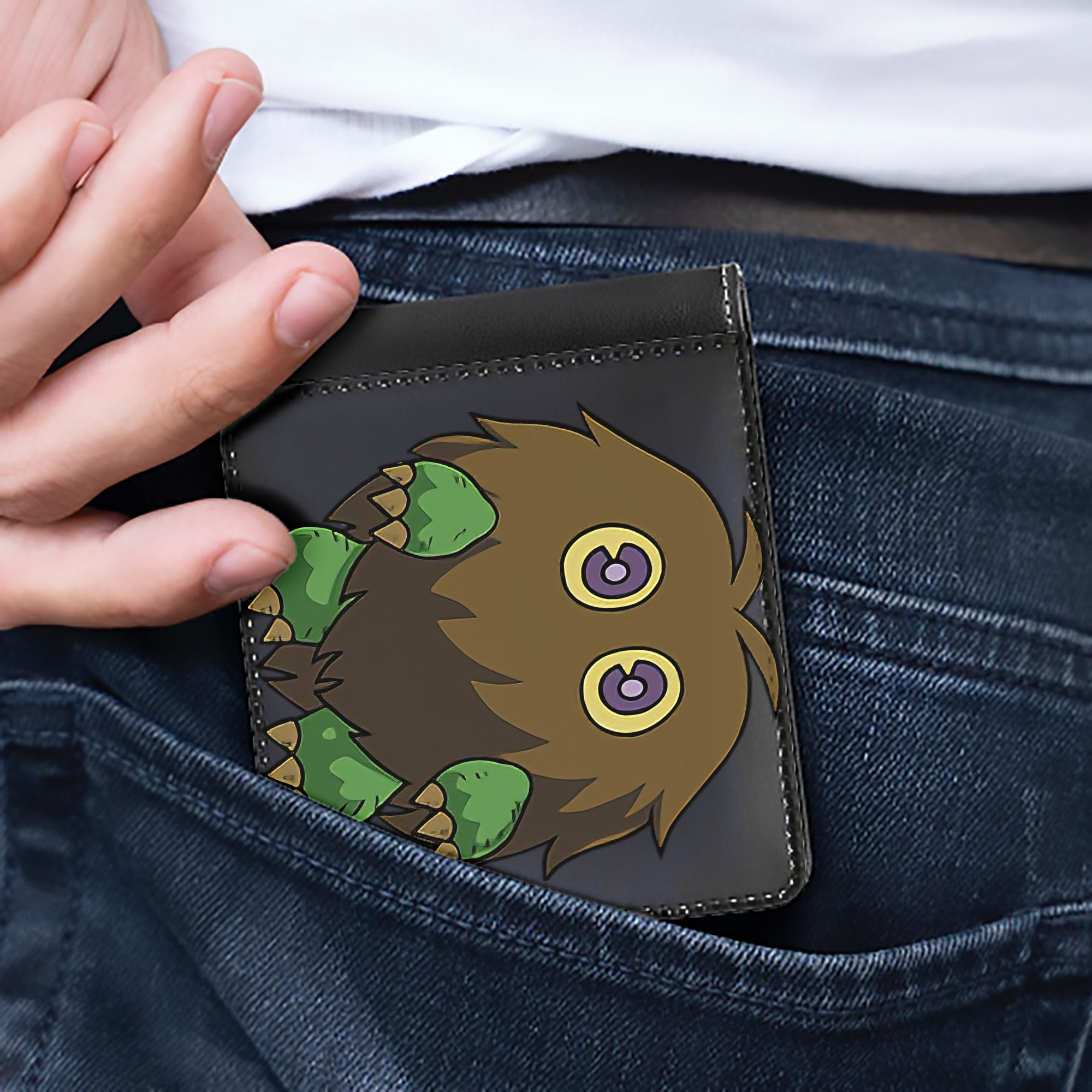 （画像用） 遊☆戯☆王 Yu-Gi-Oh! 二つ折り革財布