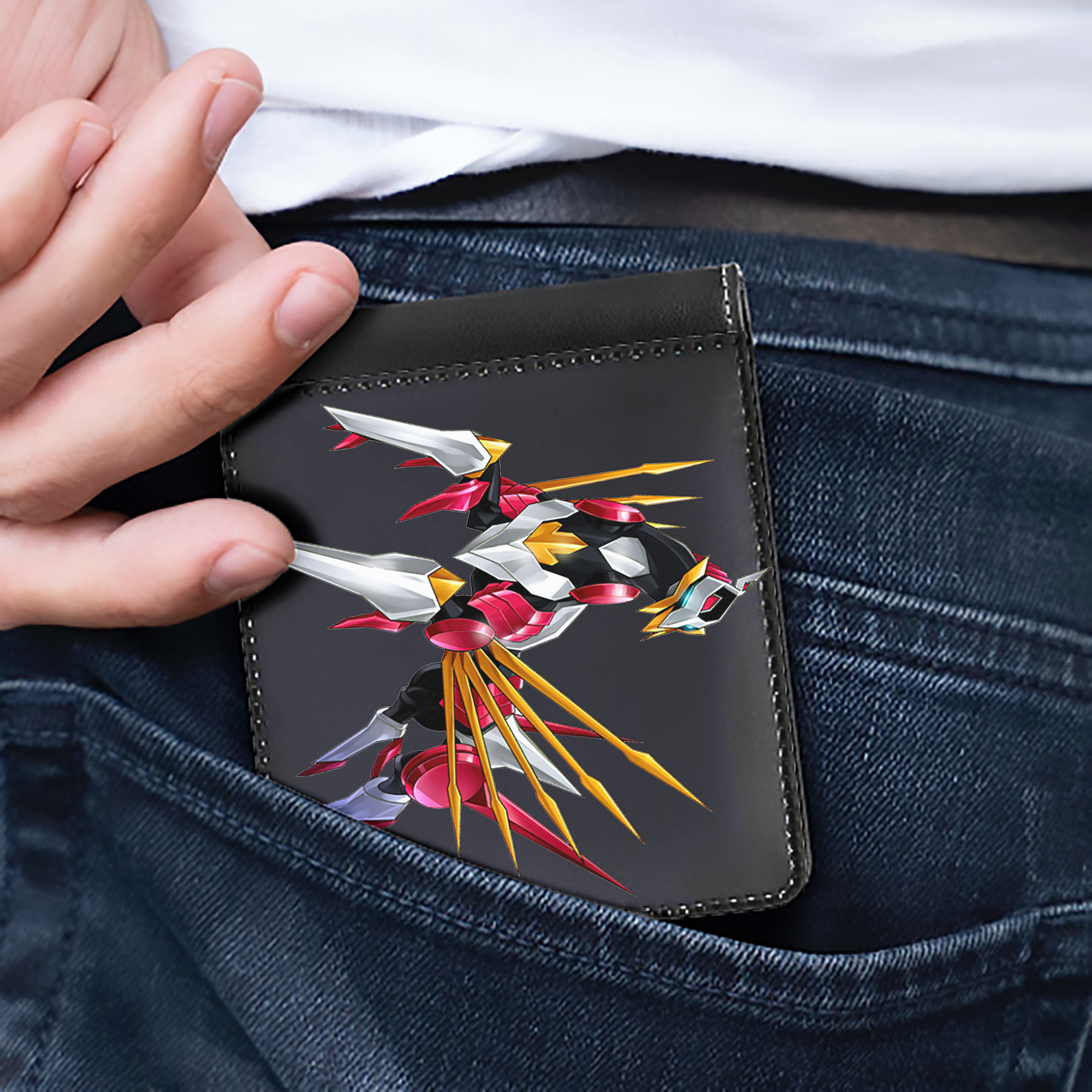 （画像用） 遊☆戯☆王 Yu-Gi-Oh! 二つ折り革財布