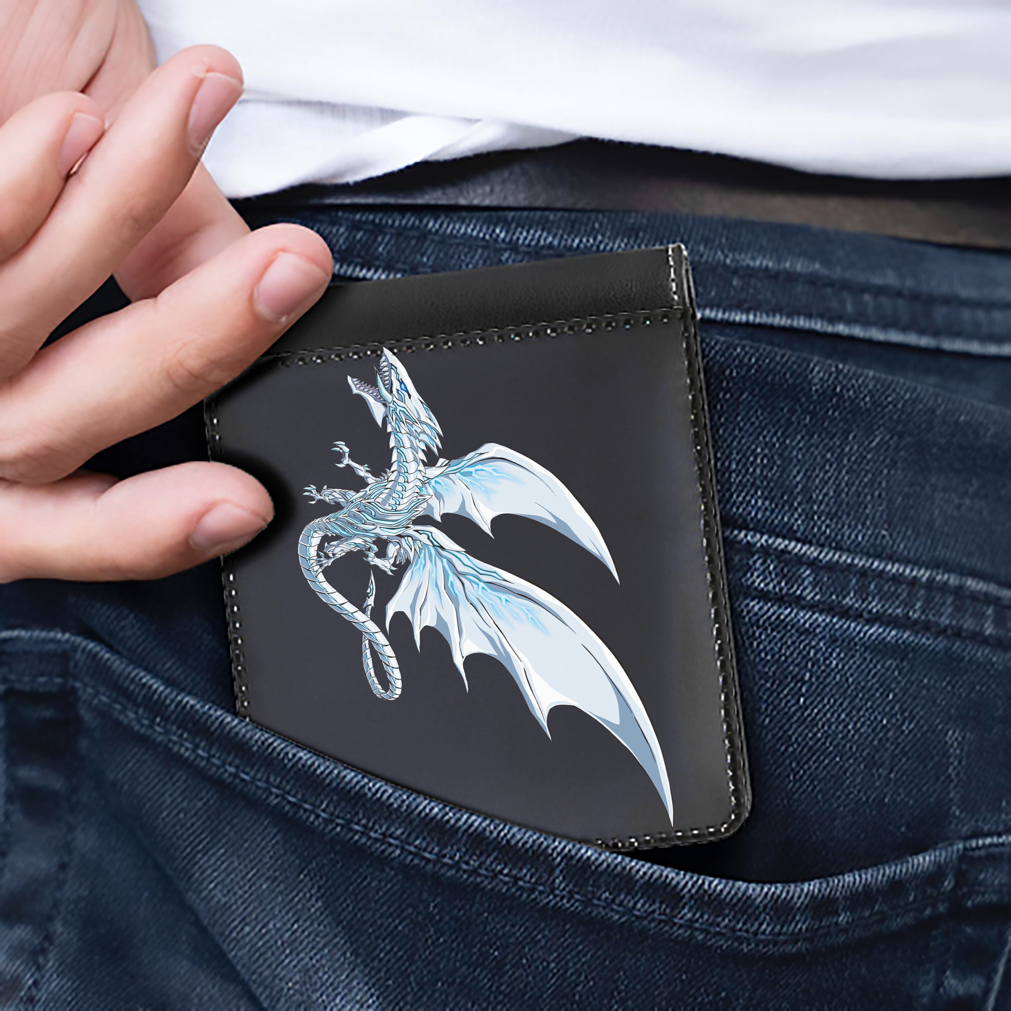 （画像用） 遊☆戯☆王 Yu-Gi-Oh! 二つ折り革財布