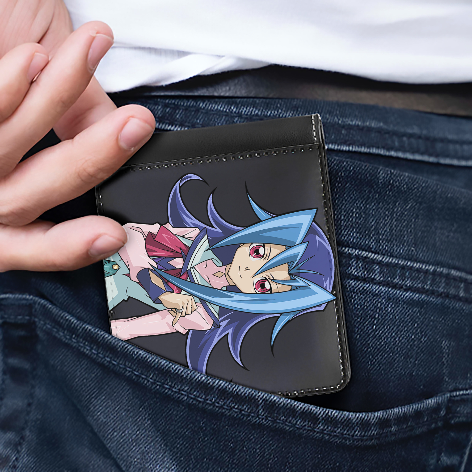 （画像用） 遊☆戯☆王 Yu-Gi-Oh! 二つ折り革財布
