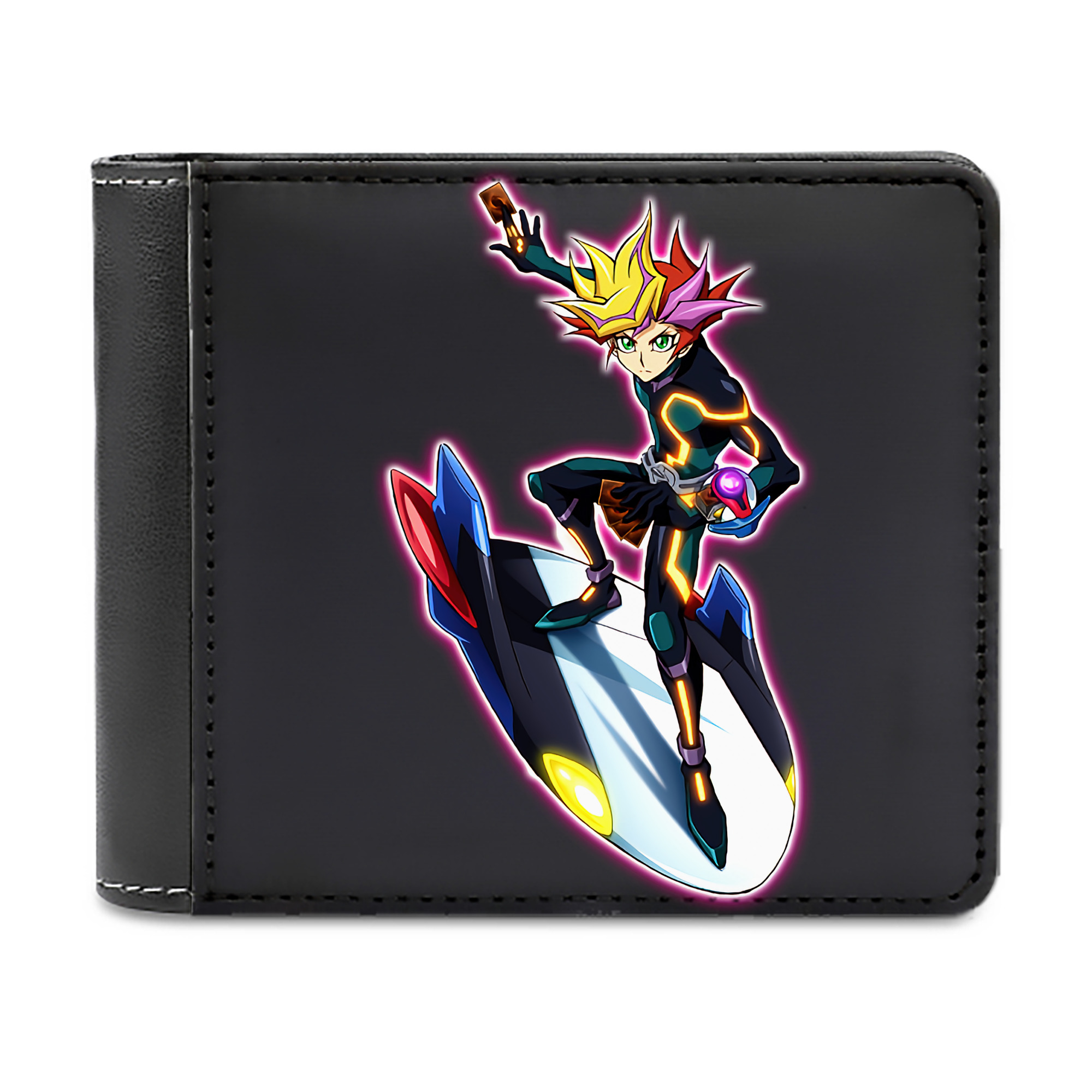 （画像用） 遊☆戯☆王 Yu-Gi-Oh! 二つ折り革財布