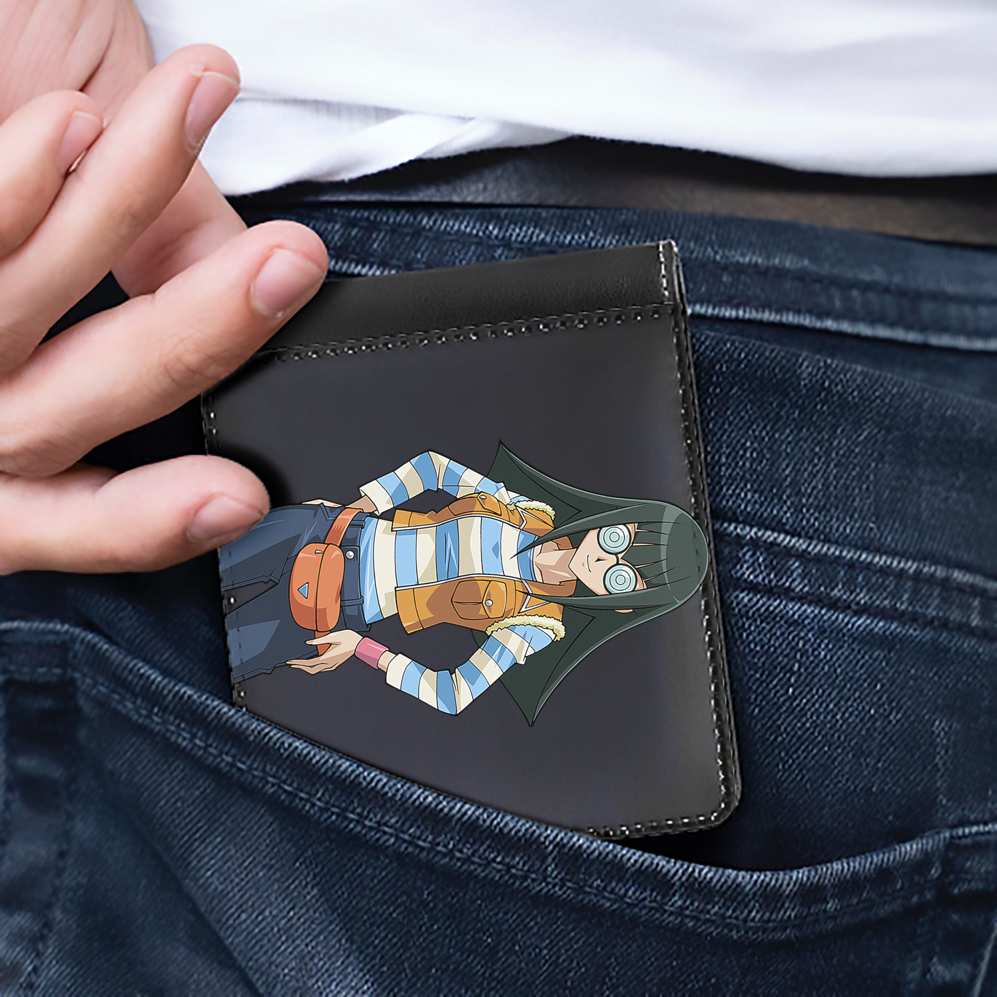 （画像用） 遊☆戯☆王 Yu-Gi-Oh! 二つ折り革財布