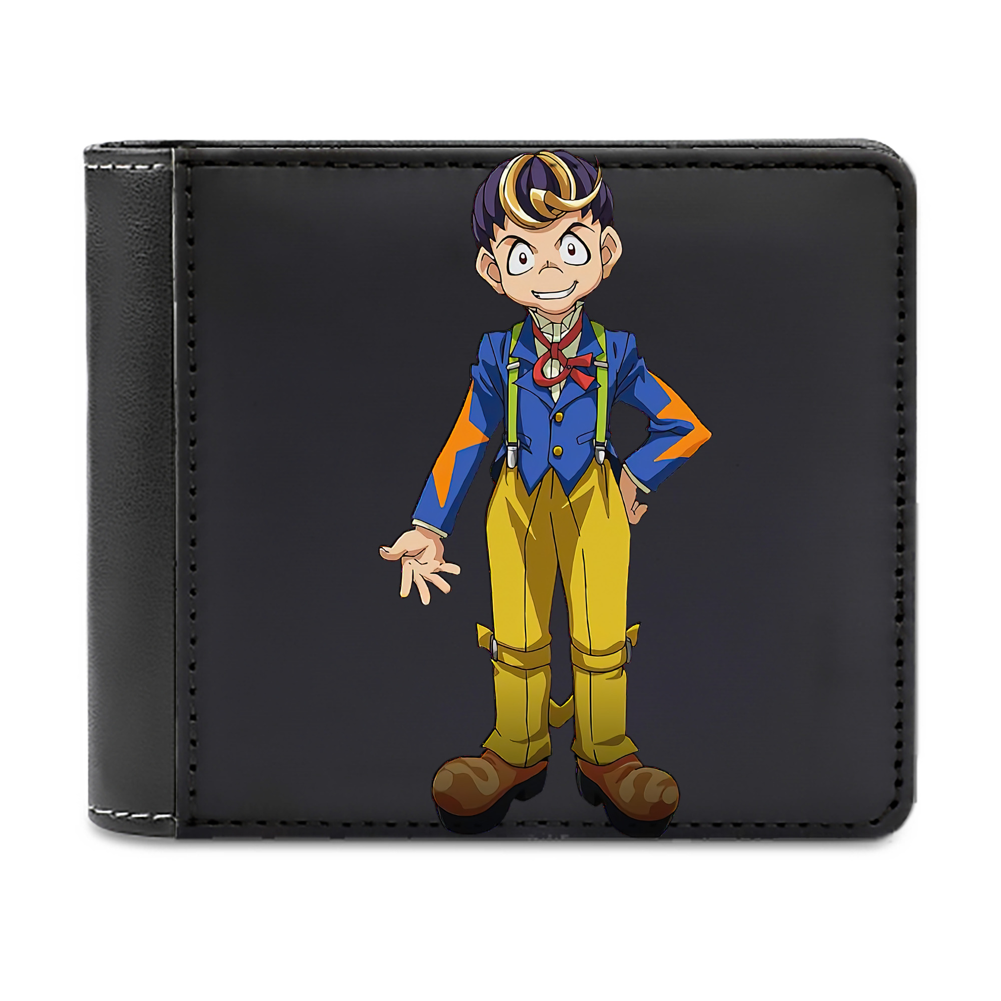 （画像用） 遊☆戯☆王 Yu-Gi-Oh! 二つ折り革財布